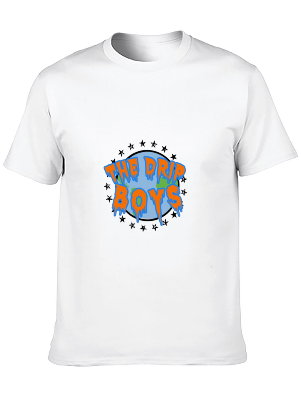 The Drip Boys Graphic Tee - Black Cotton T-Shirt