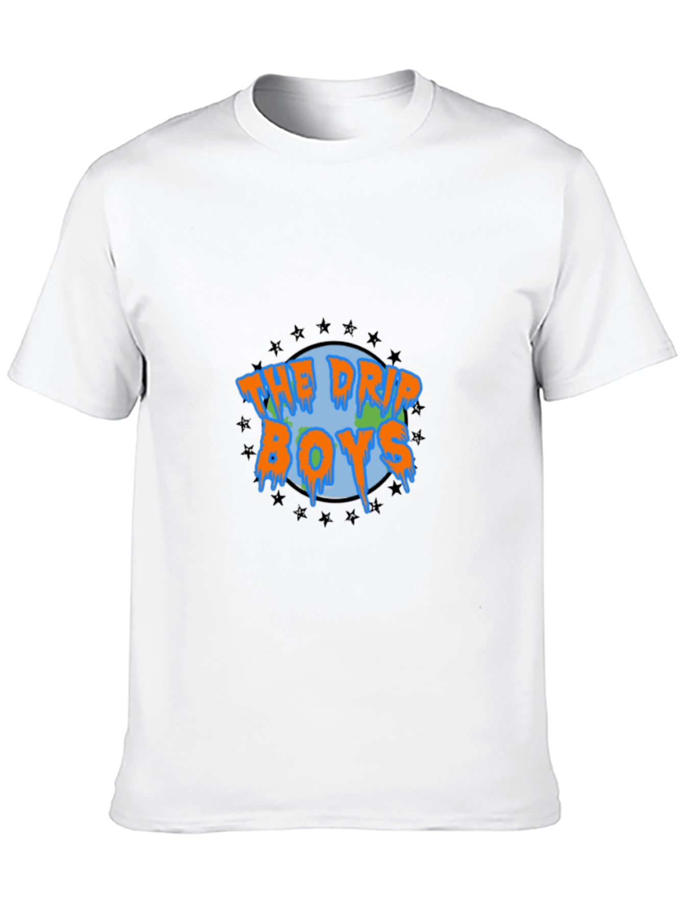 The Drip Boys Graphic Tee - Black Cotton T-Shirt
