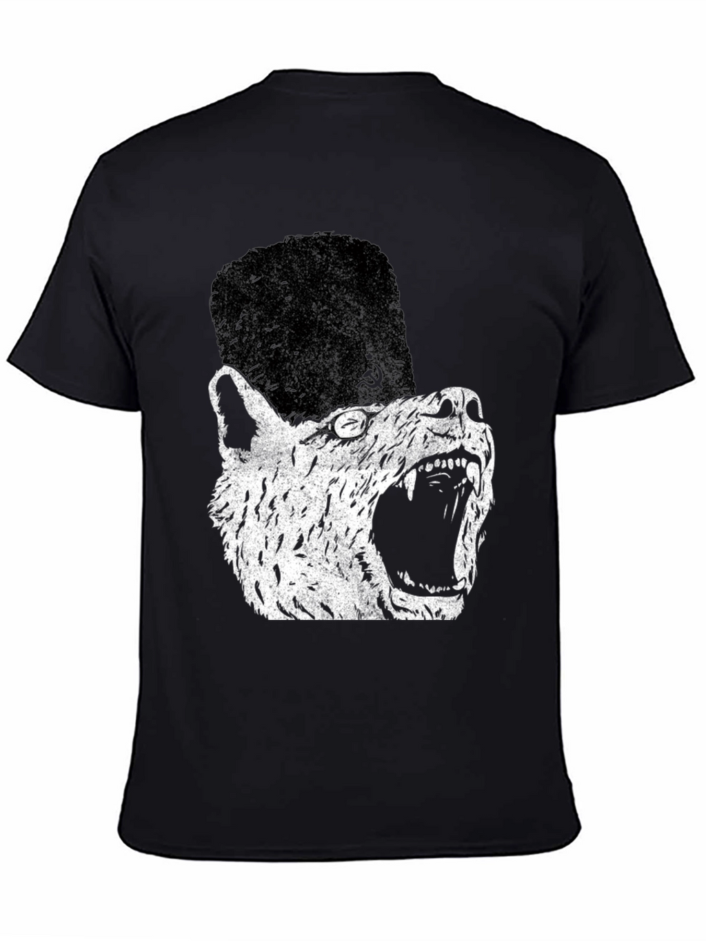 Soviet Wolf T-Shirt - Distressed Graphic Print