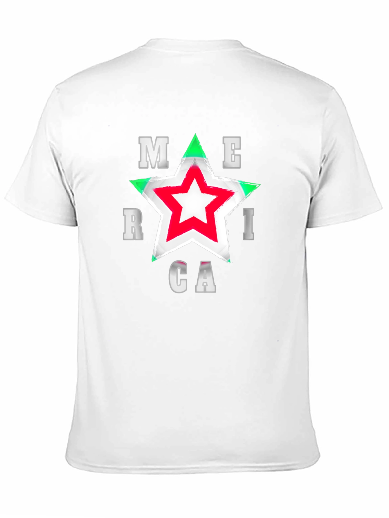 America Star Graphic T-Shirt - Patriotic Style