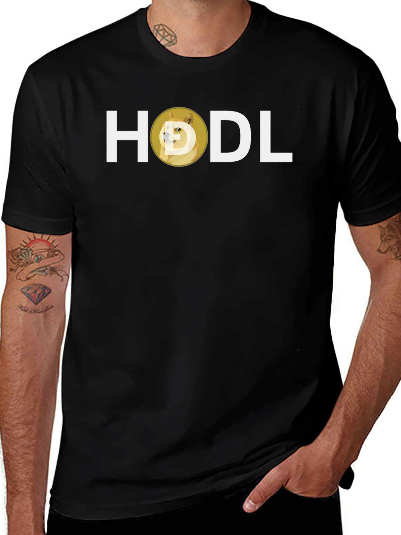 HODL Dogecoin Crypto T-Shirt