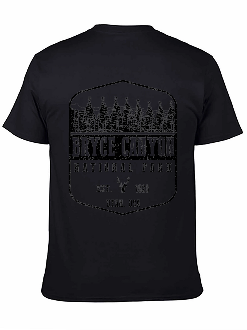 Bryce Canyon National Park Black Graphic T-Shirt