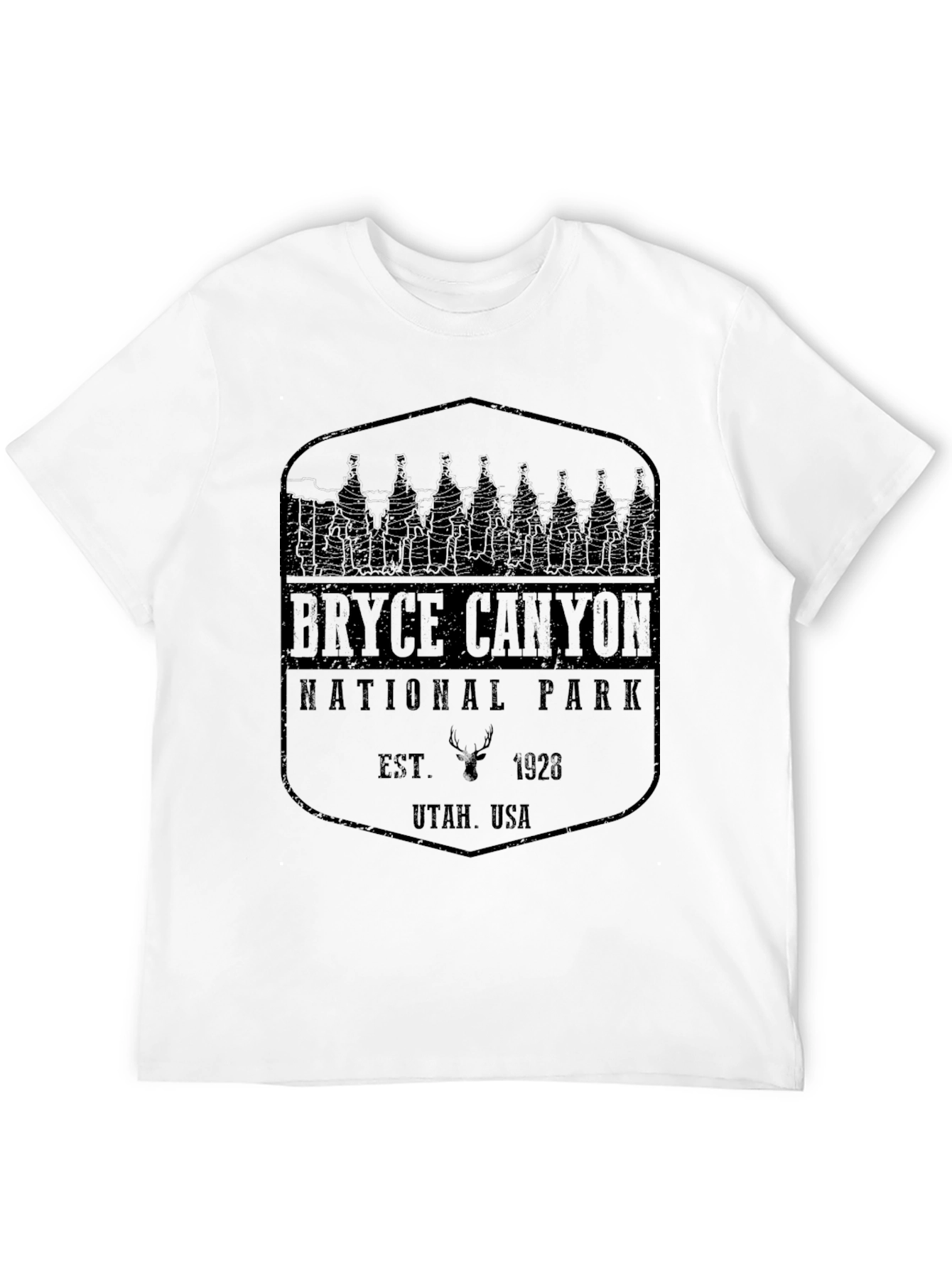 Bryce Canyon National Park Black Graphic T-Shirt