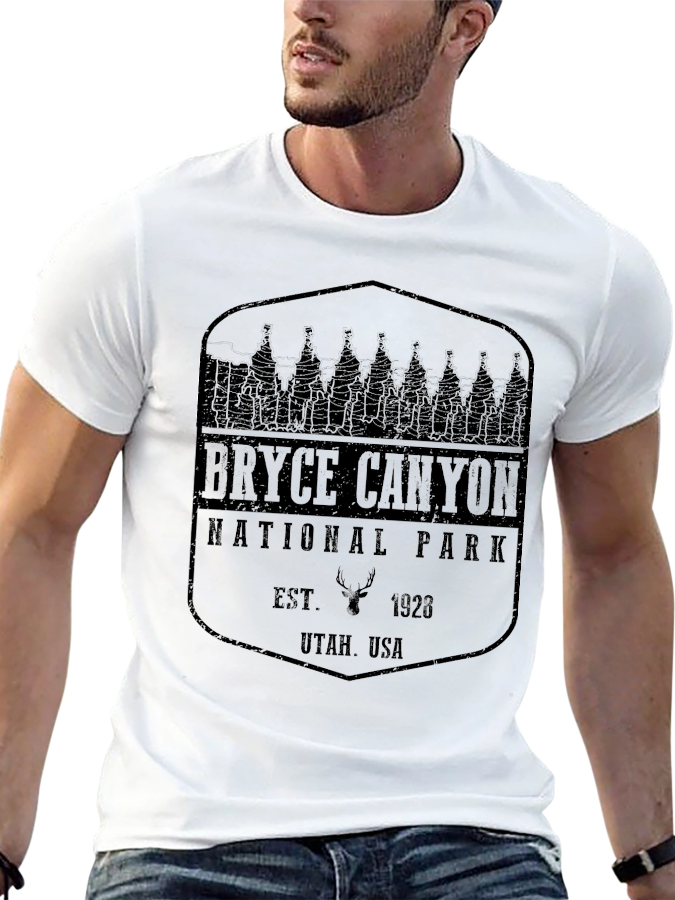 Bryce Canyon National Park Black Graphic T-Shirt