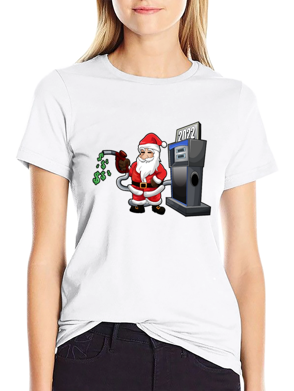 Santa Filling Up 2022 T-Shirt