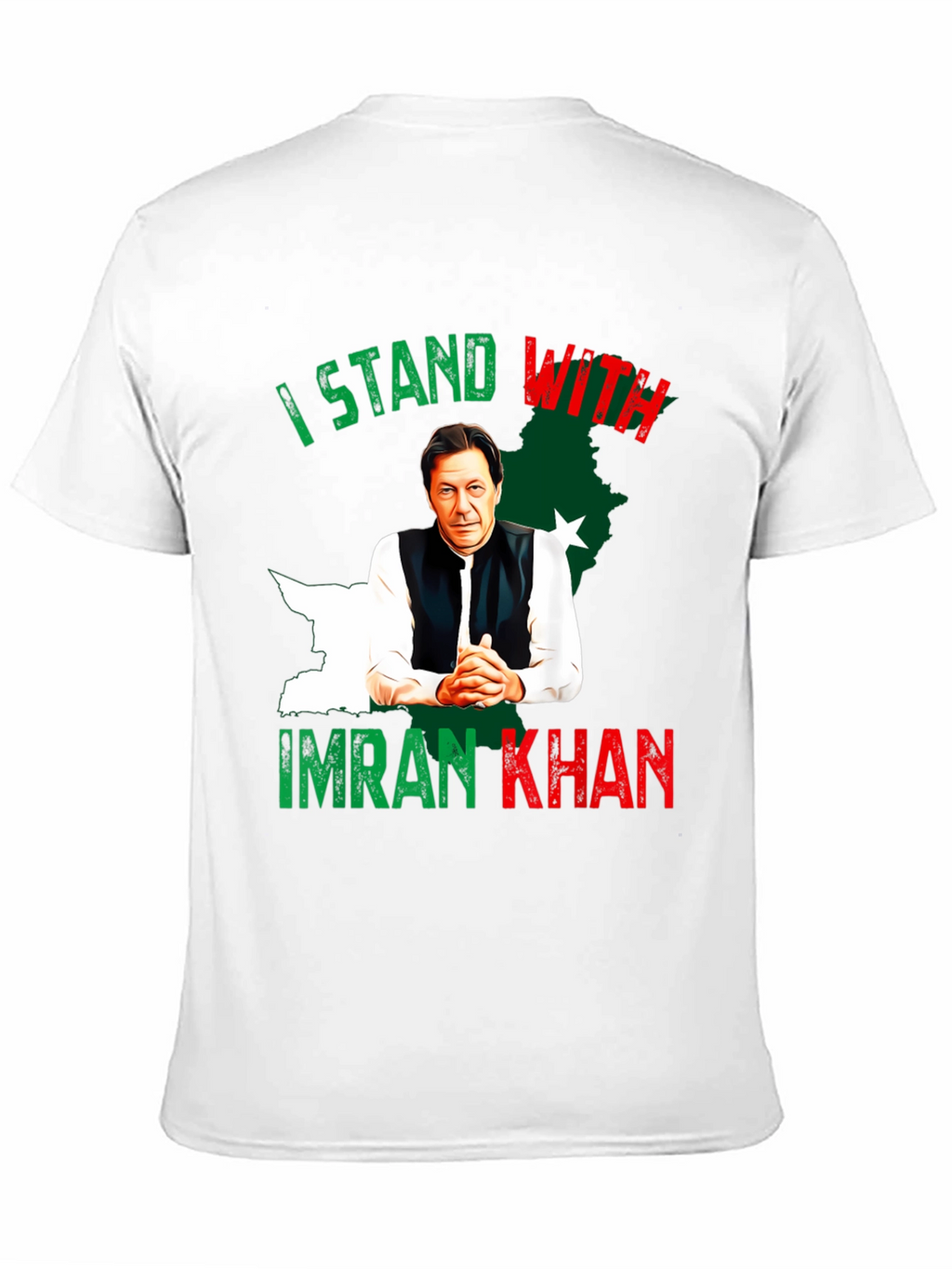 I Stand With Imran Khan Graphic T-Shirt