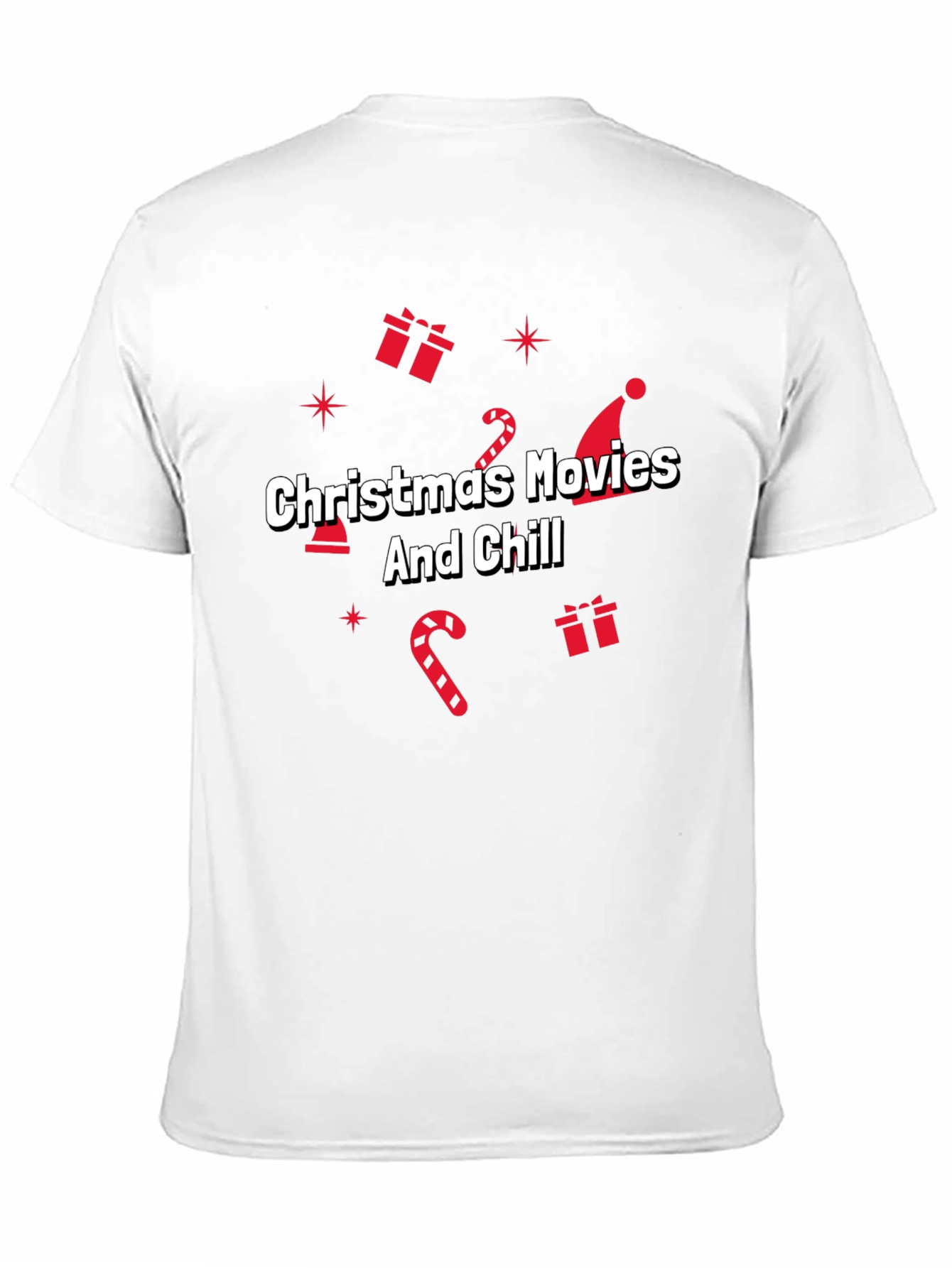 Christmas Movies & Chill Black Holiday T-Shirt