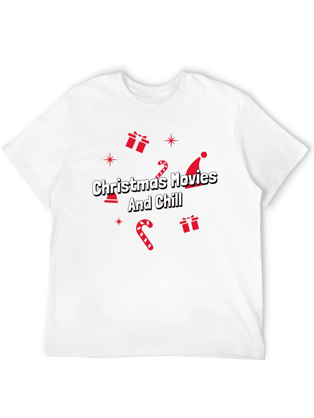 Christmas Movies & Chill Black Holiday T-Shirt