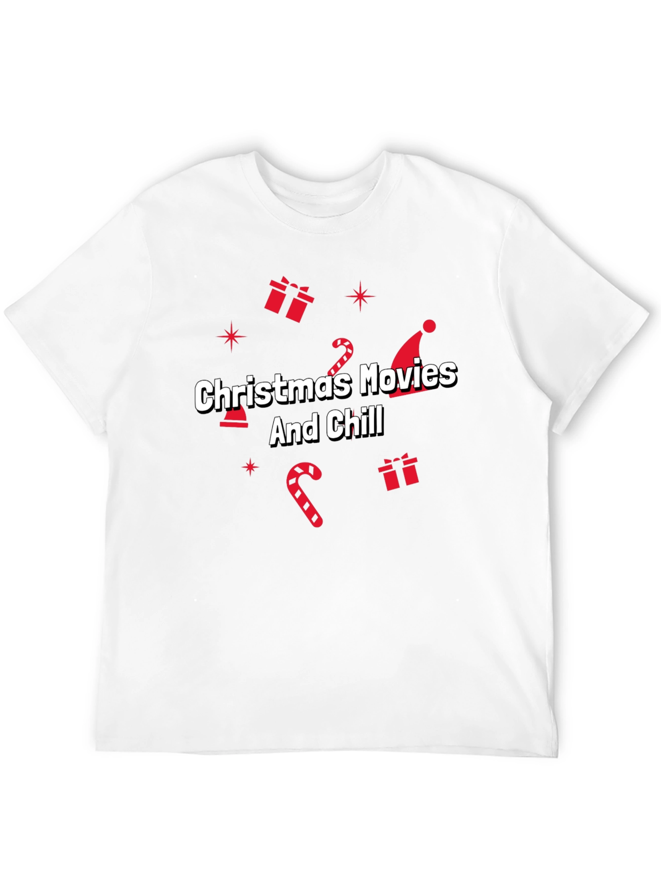 Christmas Movies & Chill Black Holiday T-Shirt