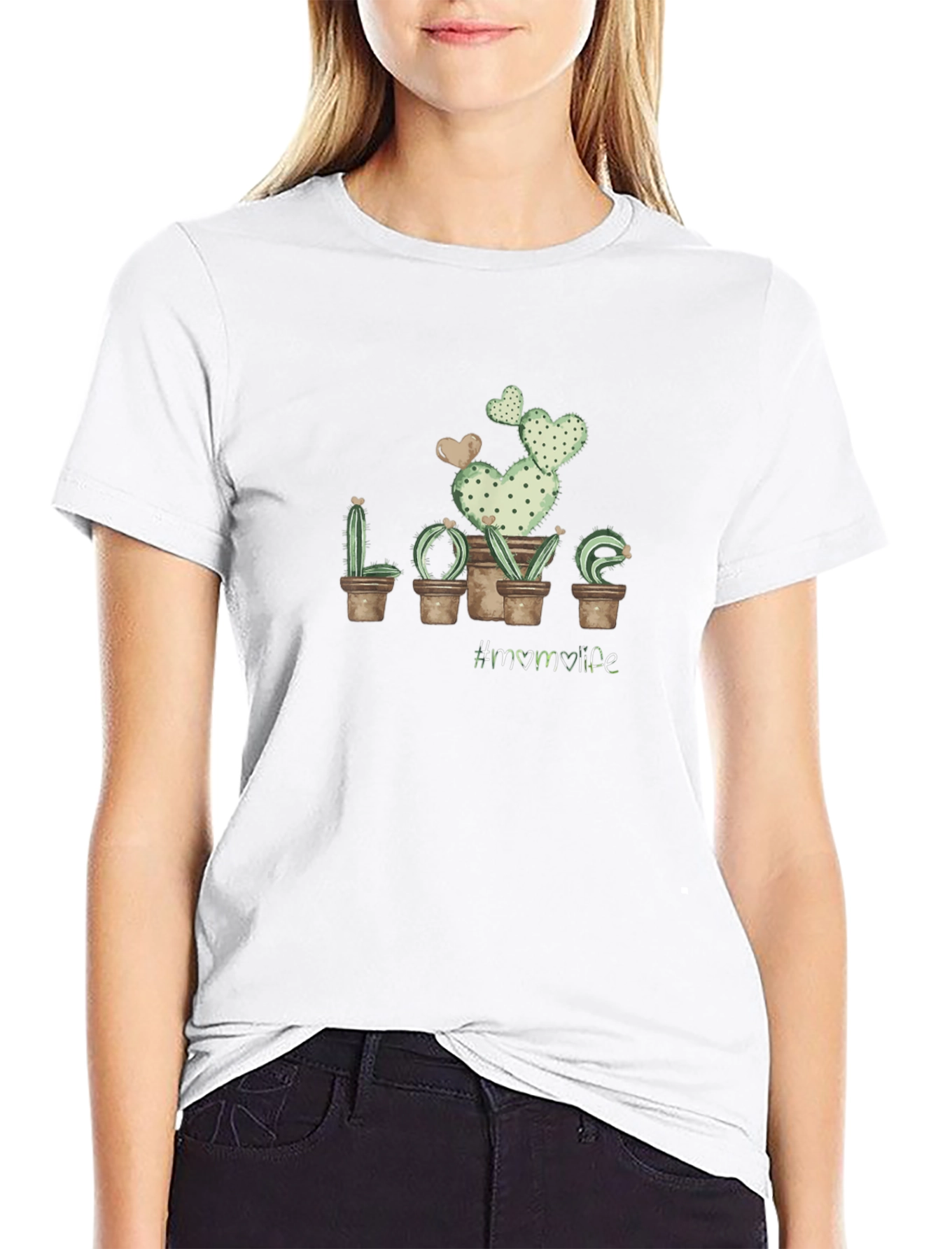 Mom Life Cactus Love T-Shirt