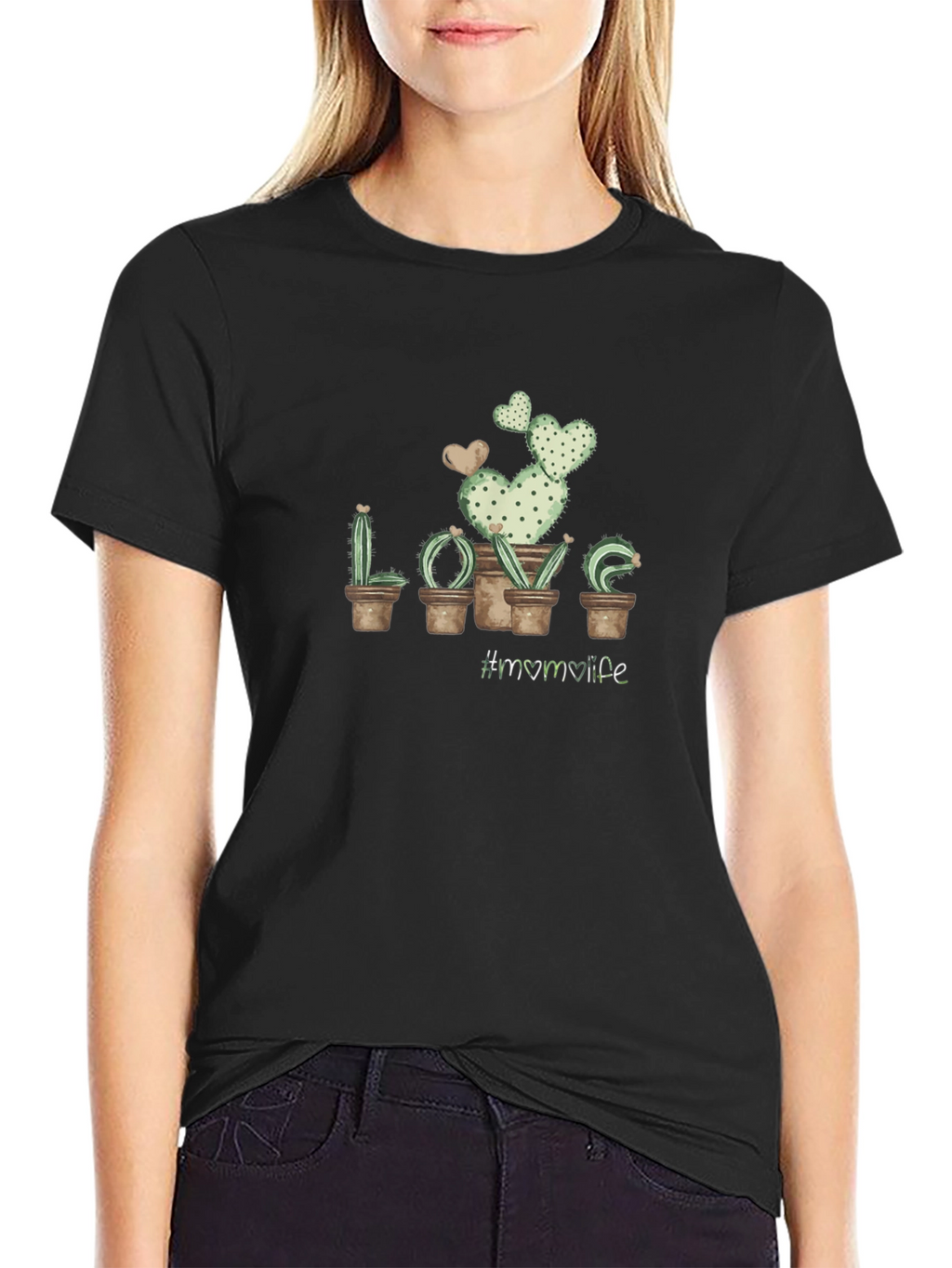 Mom Life Cactus Love T-Shirt