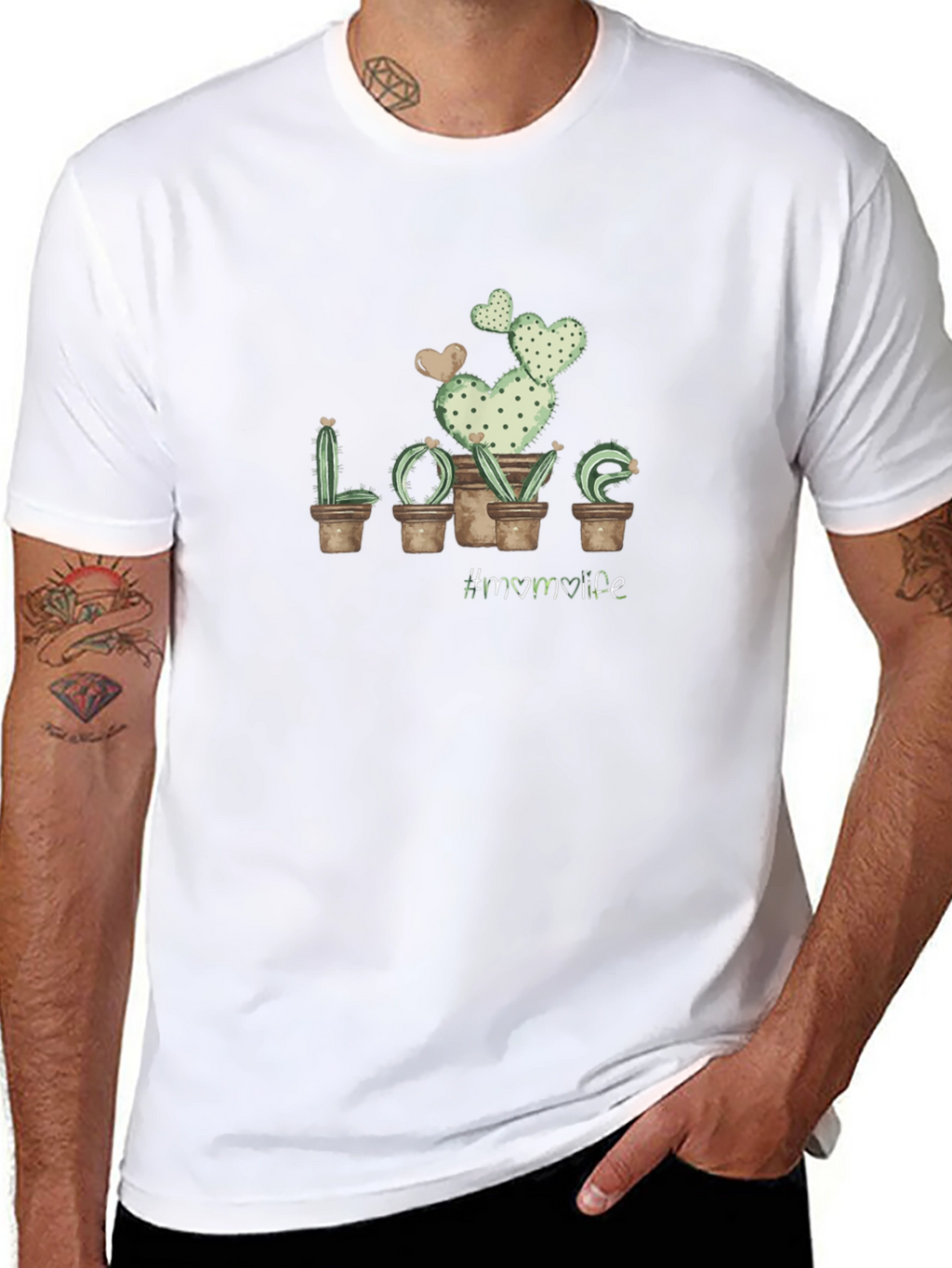 Mom Life Cactus Love T-Shirt