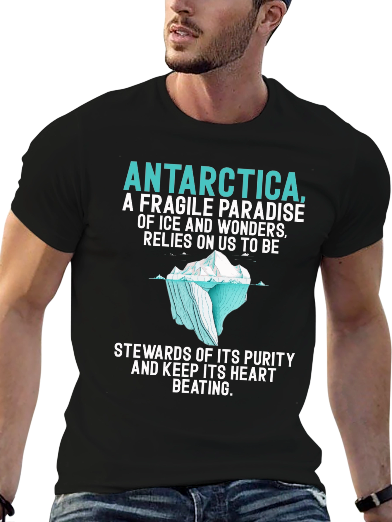 Antarctica Conservation Graphic Tee - Stewards of Purity