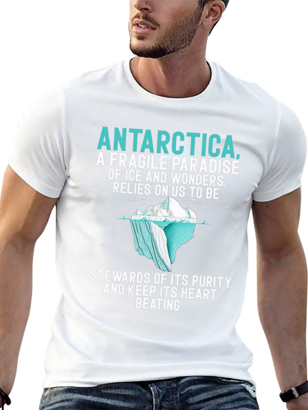 Antarctica Conservation Graphic Tee - Stewards of Purity