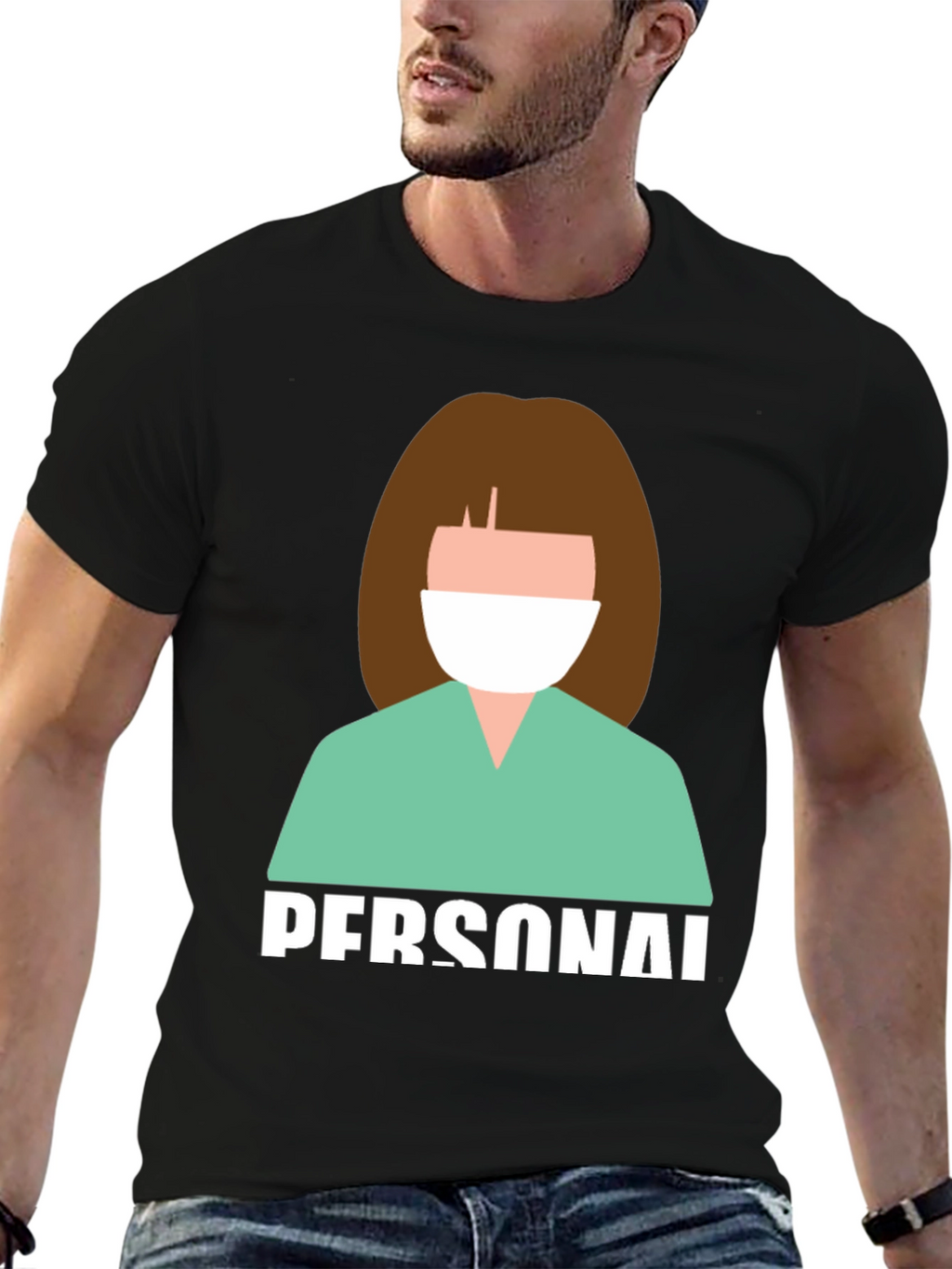 Essential Worker Graphic Tee - Unisex Black T-Shirt