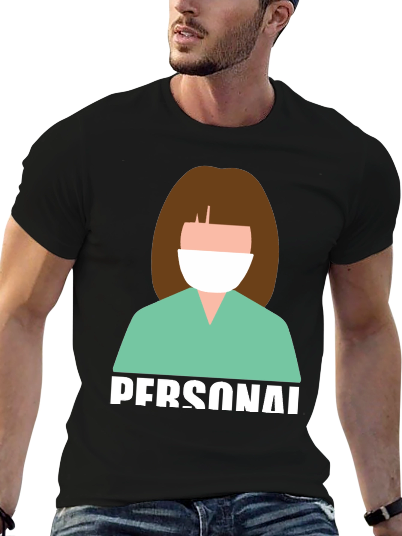 Essential Worker Graphic Tee - Unisex Black T-Shirt