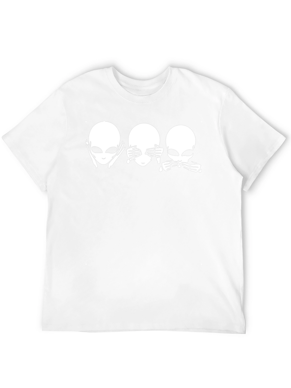 Hear See Speak No Evil Alien T-Shirt