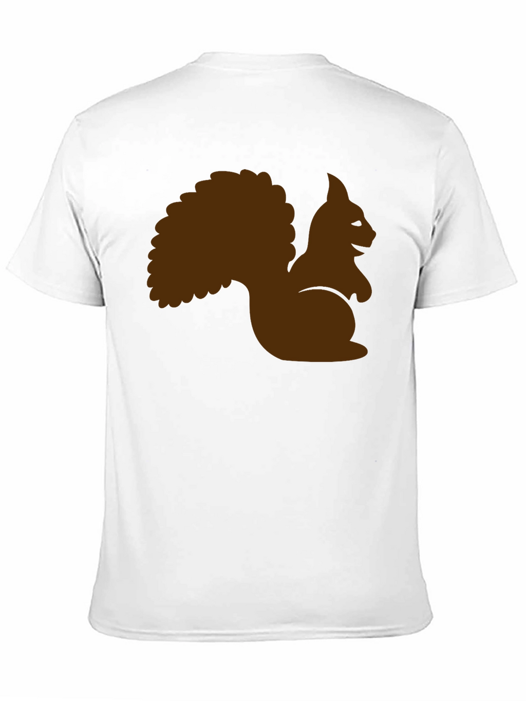 Squirrel Graphic Tee - Black Cotton T-Shirt