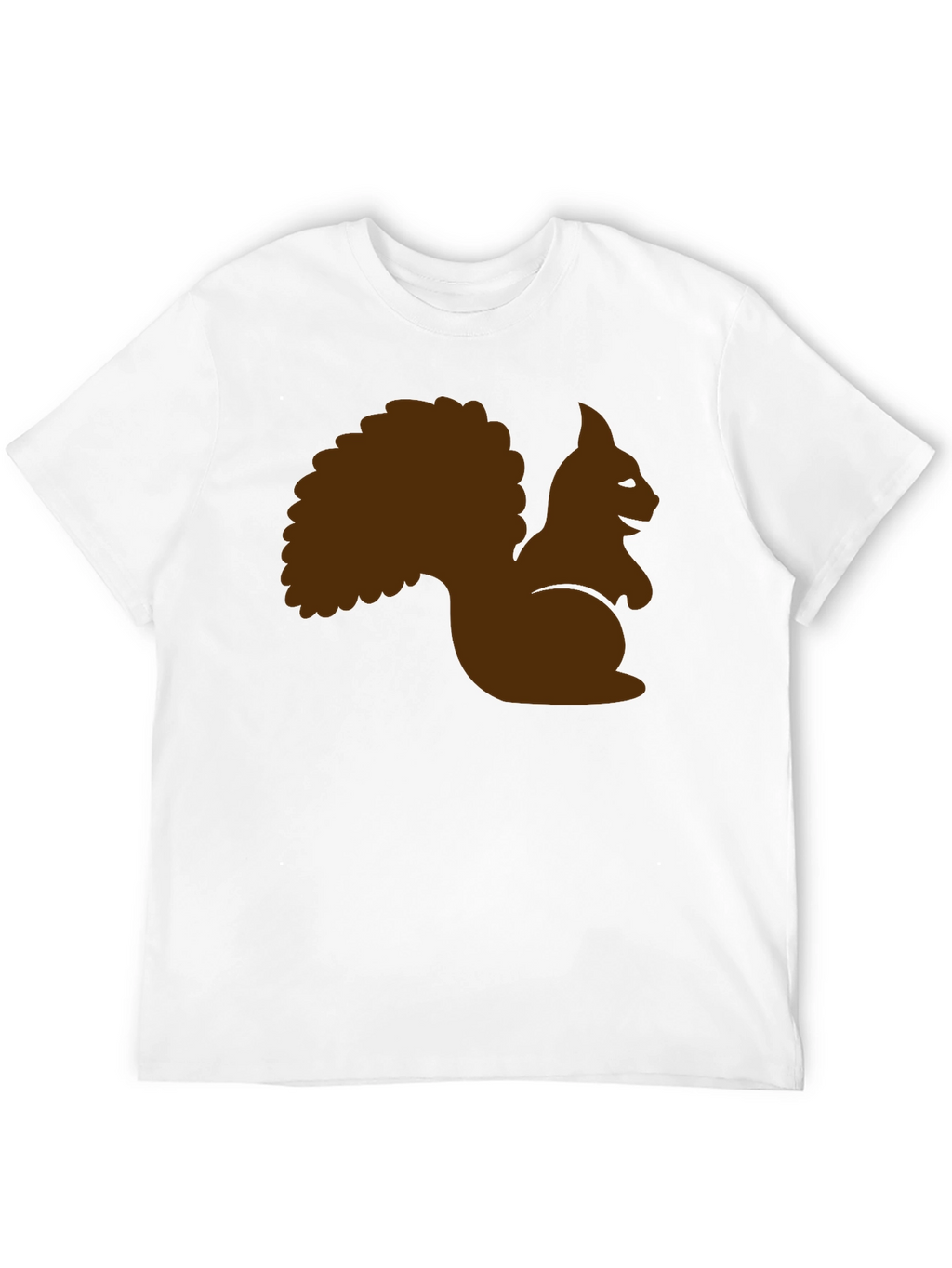 Squirrel Graphic Tee - Black Cotton T-Shirt