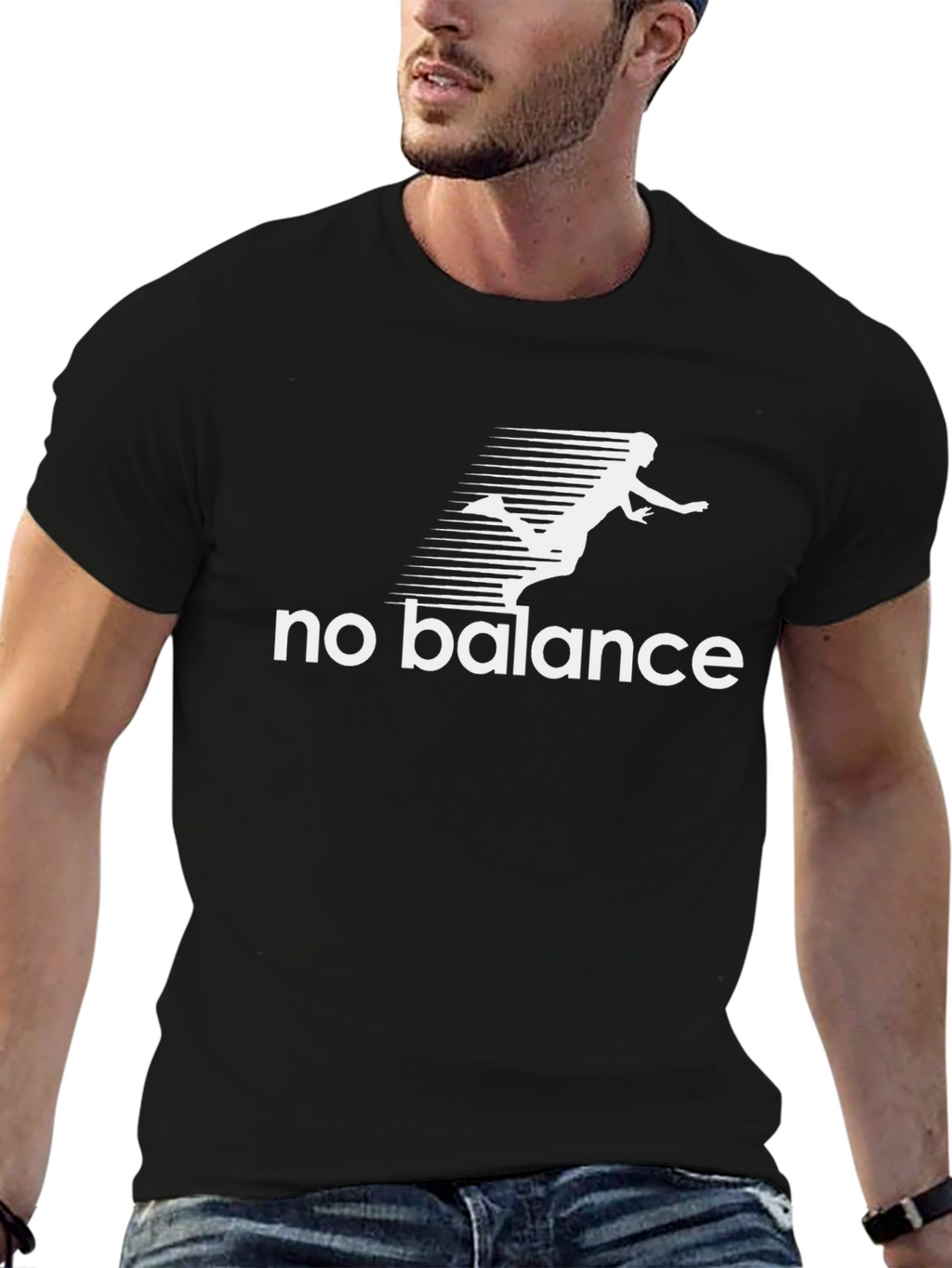 No Balance Black T-Shirt