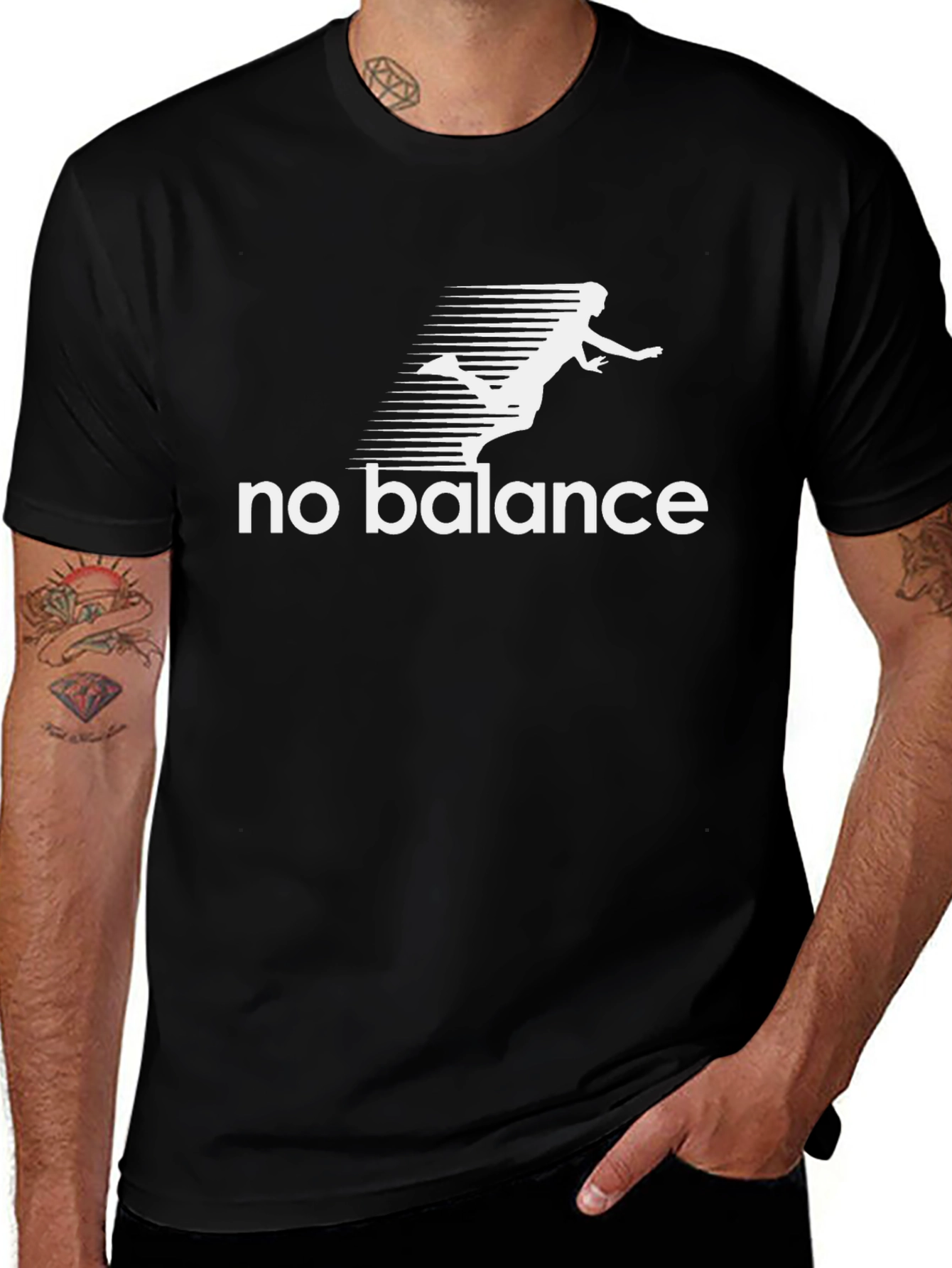 No Balance Black T-Shirt