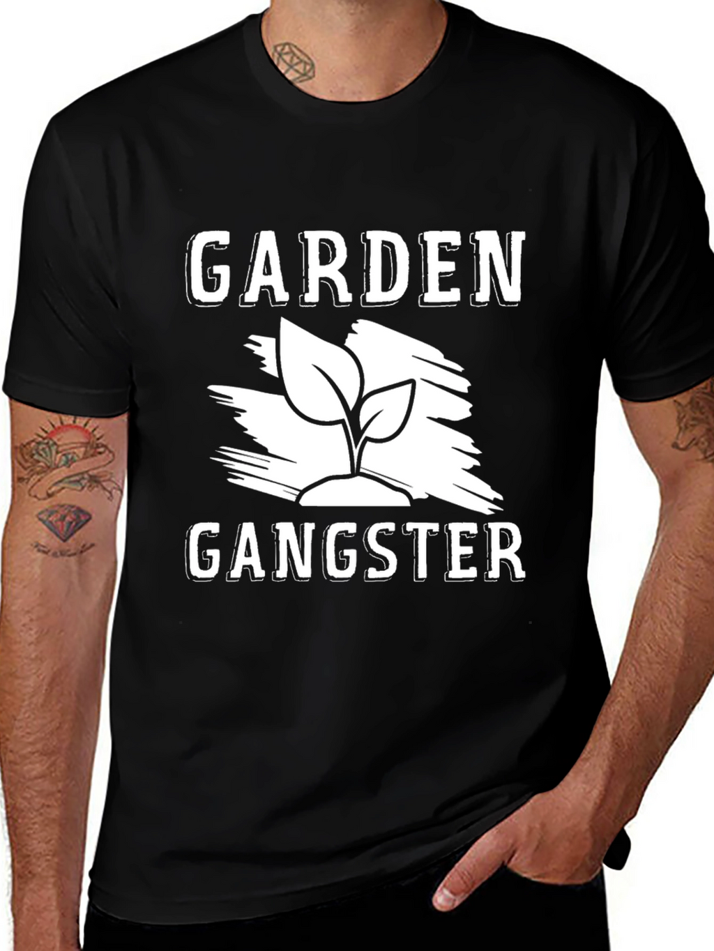 Garden Gangster T-Shirt - Black
