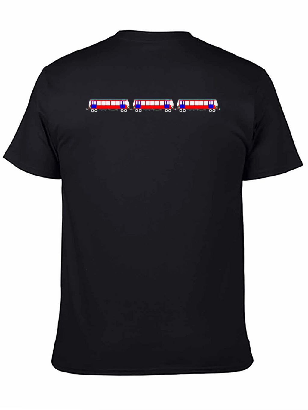 Train Graphic Black T-Shirt