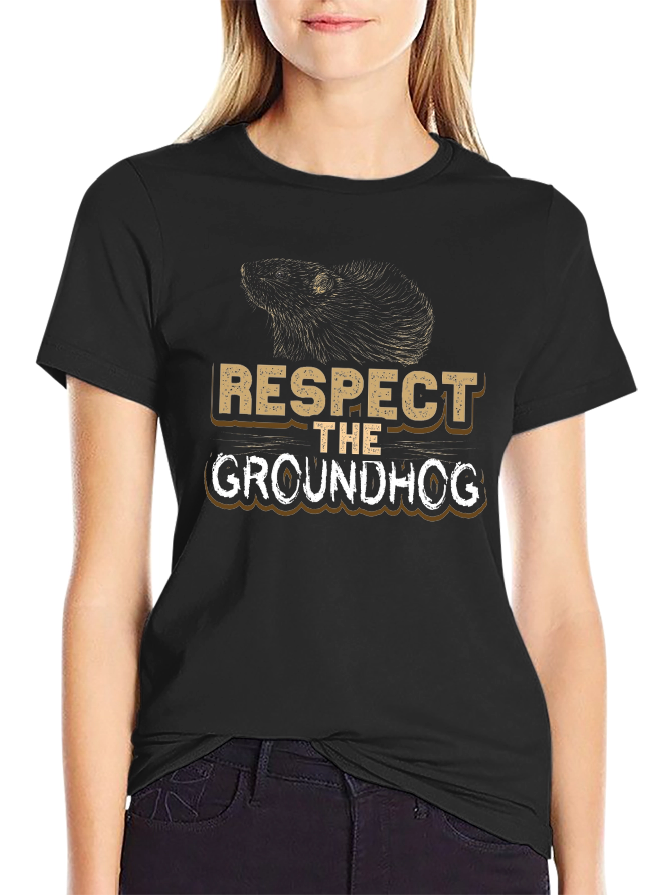 Respect The Groundhog T-Shirt