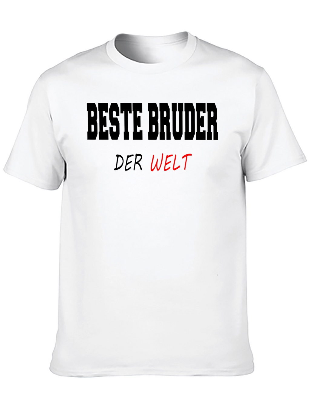 Beste Bruder Der Welt Mens Black T-Shirt