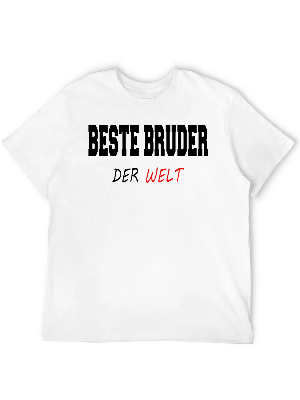 Beste Bruder Der Welt Mens Black T-Shirt