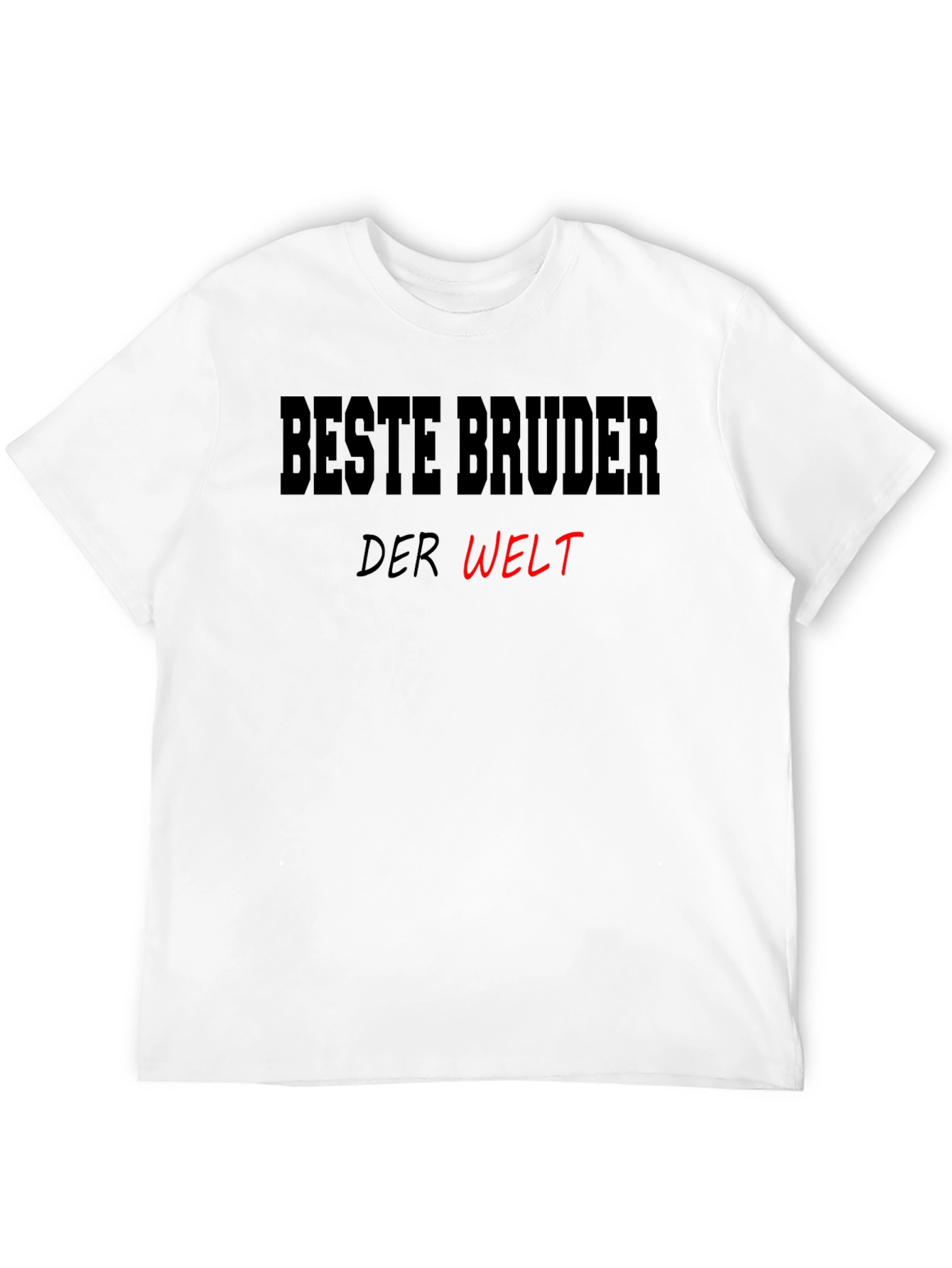 Beste Bruder Der Welt Mens Black T-Shirt