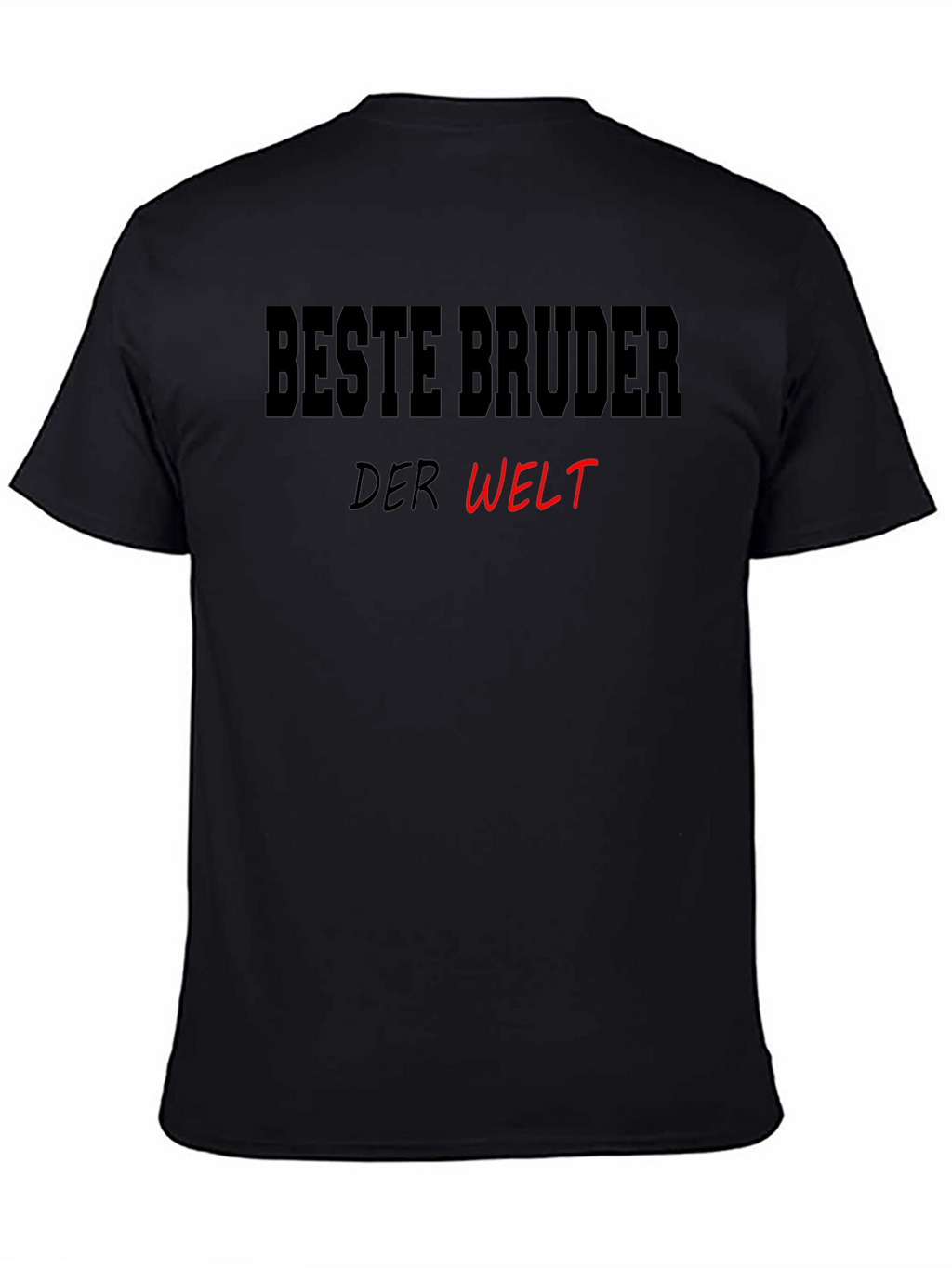 Beste Bruder Der Welt Mens Black T-Shirt