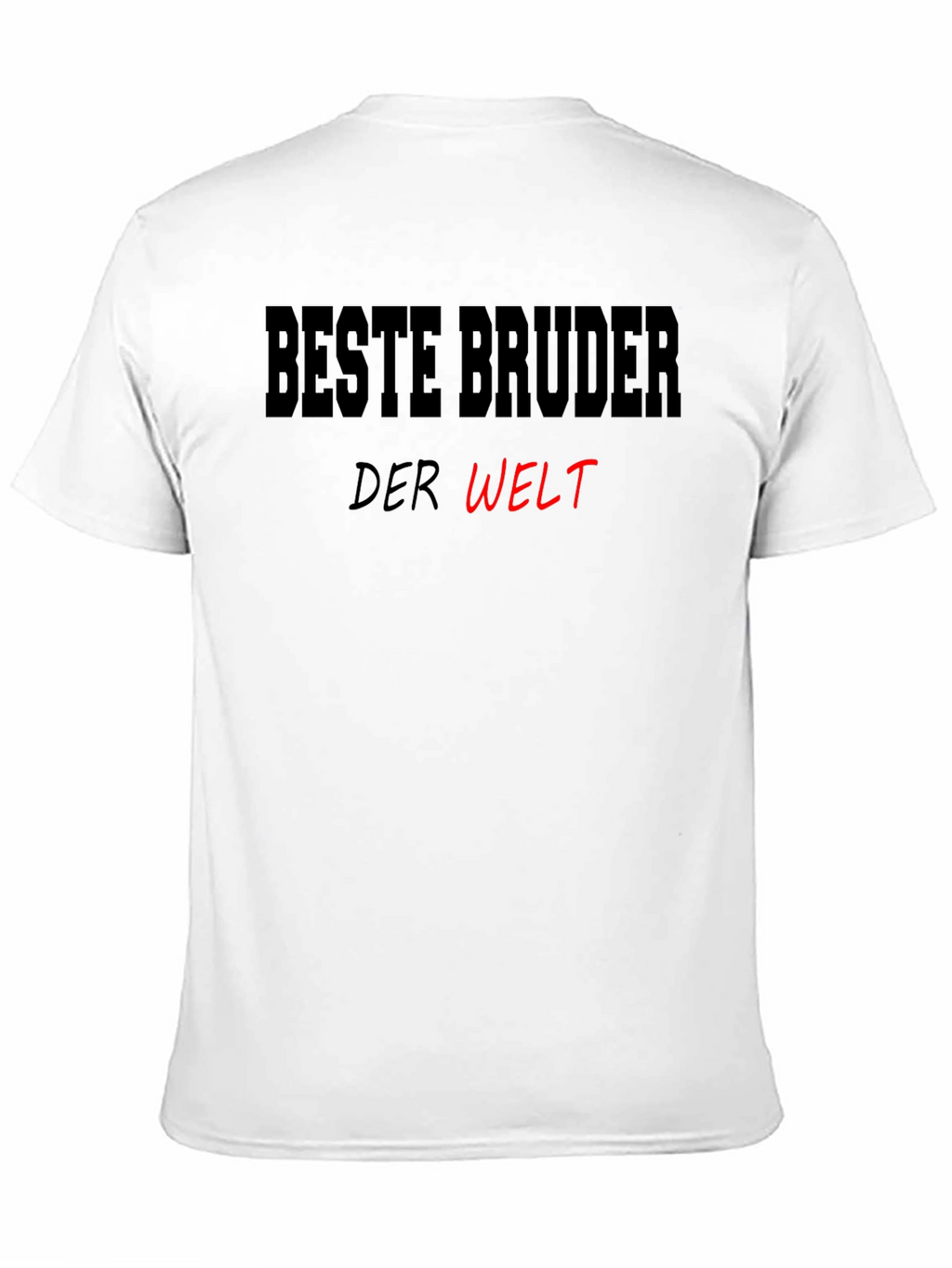 Beste Bruder Der Welt Mens Black T-Shirt