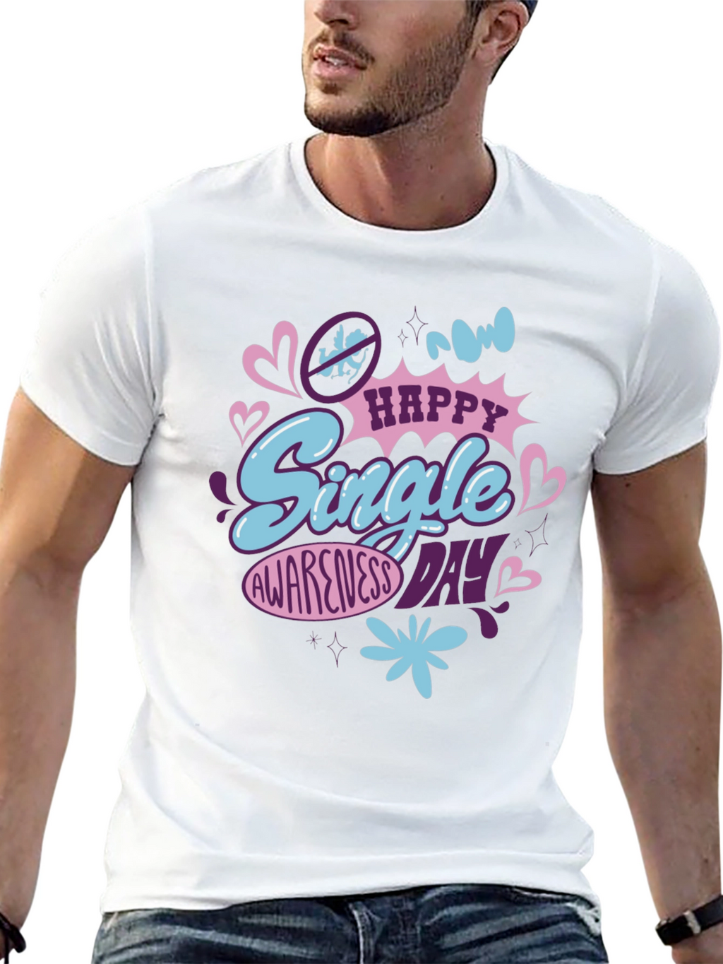 Happy Single Awareness Day Graphic Tee
