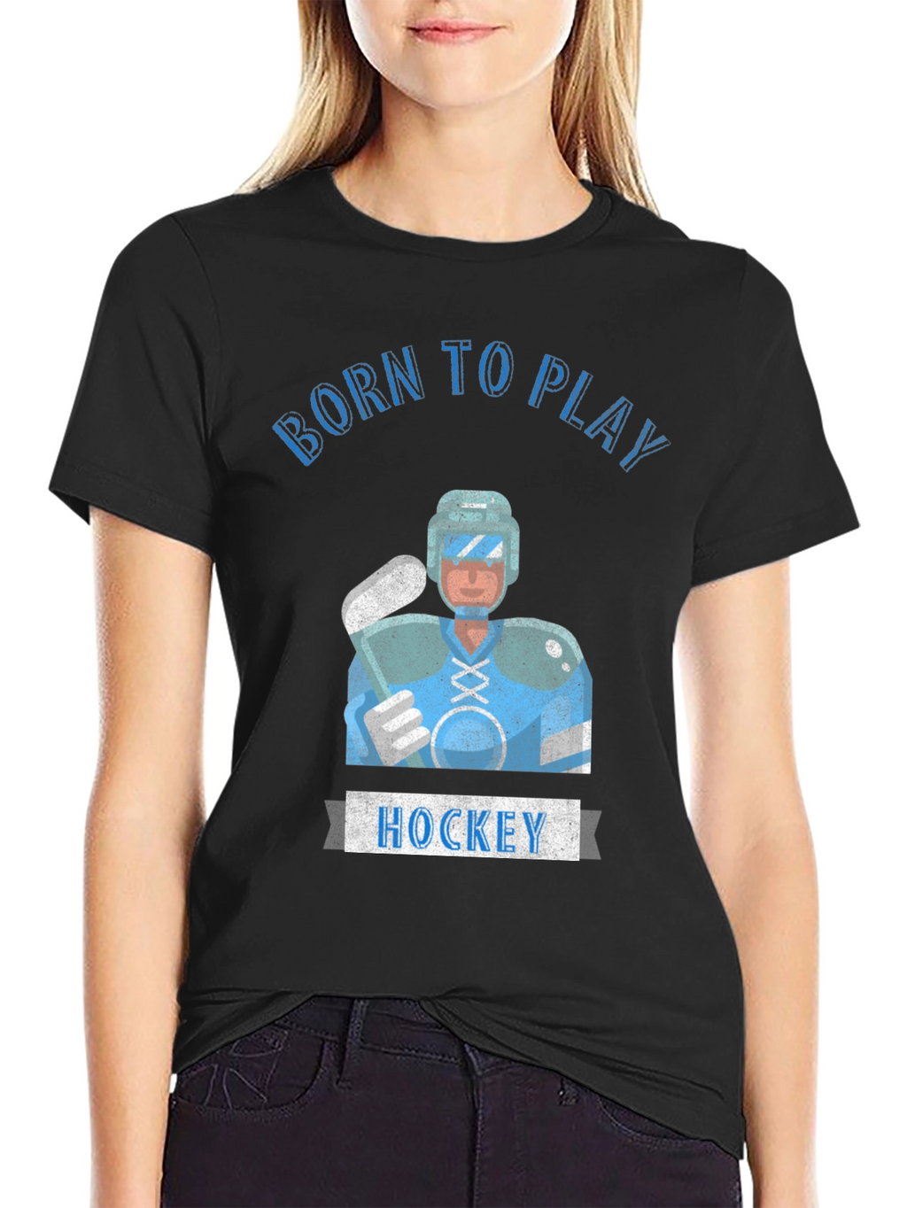Born to Play Hockey T-Shirt