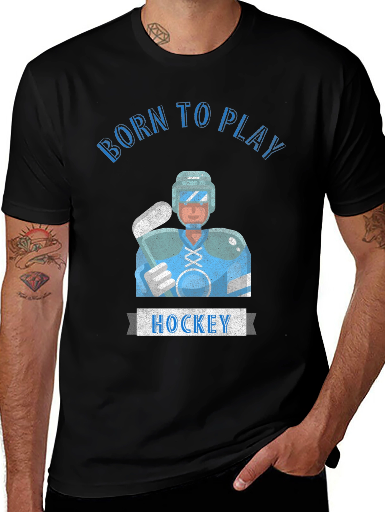 Born to Play Hockey T-Shirt