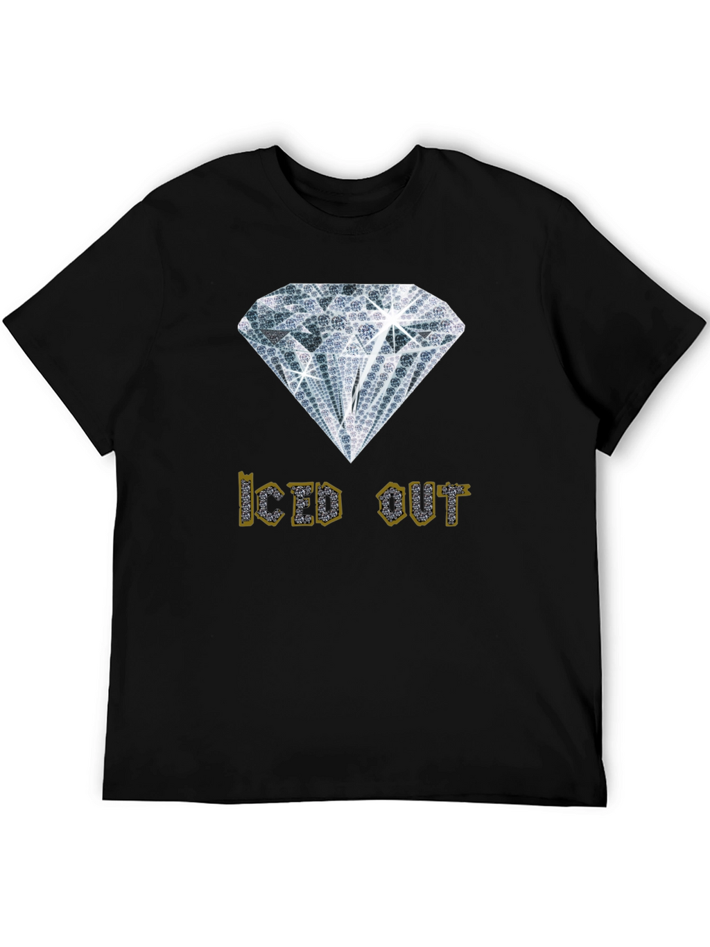 Iced Out Graphic Tee - Diamond Design