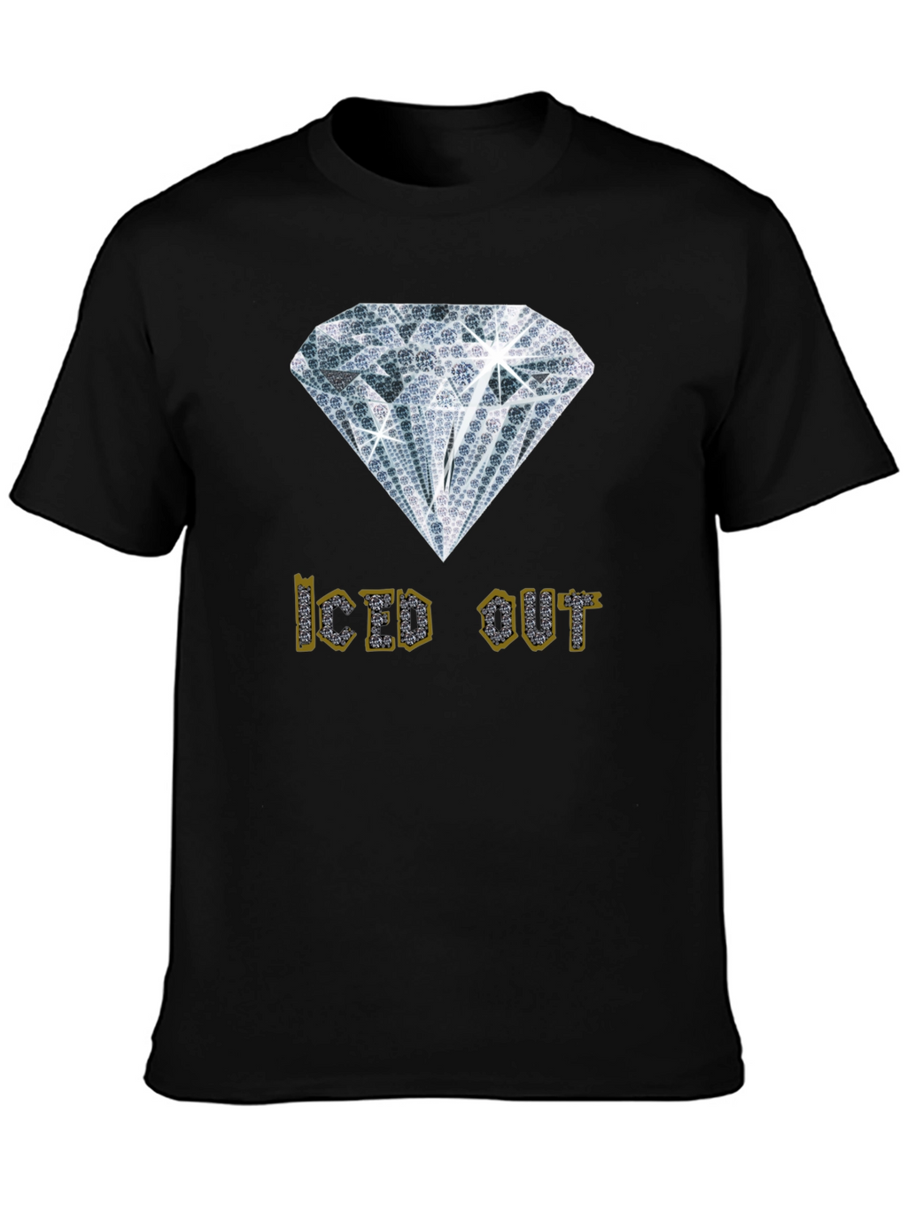 Iced Out Graphic Tee - Diamond Design