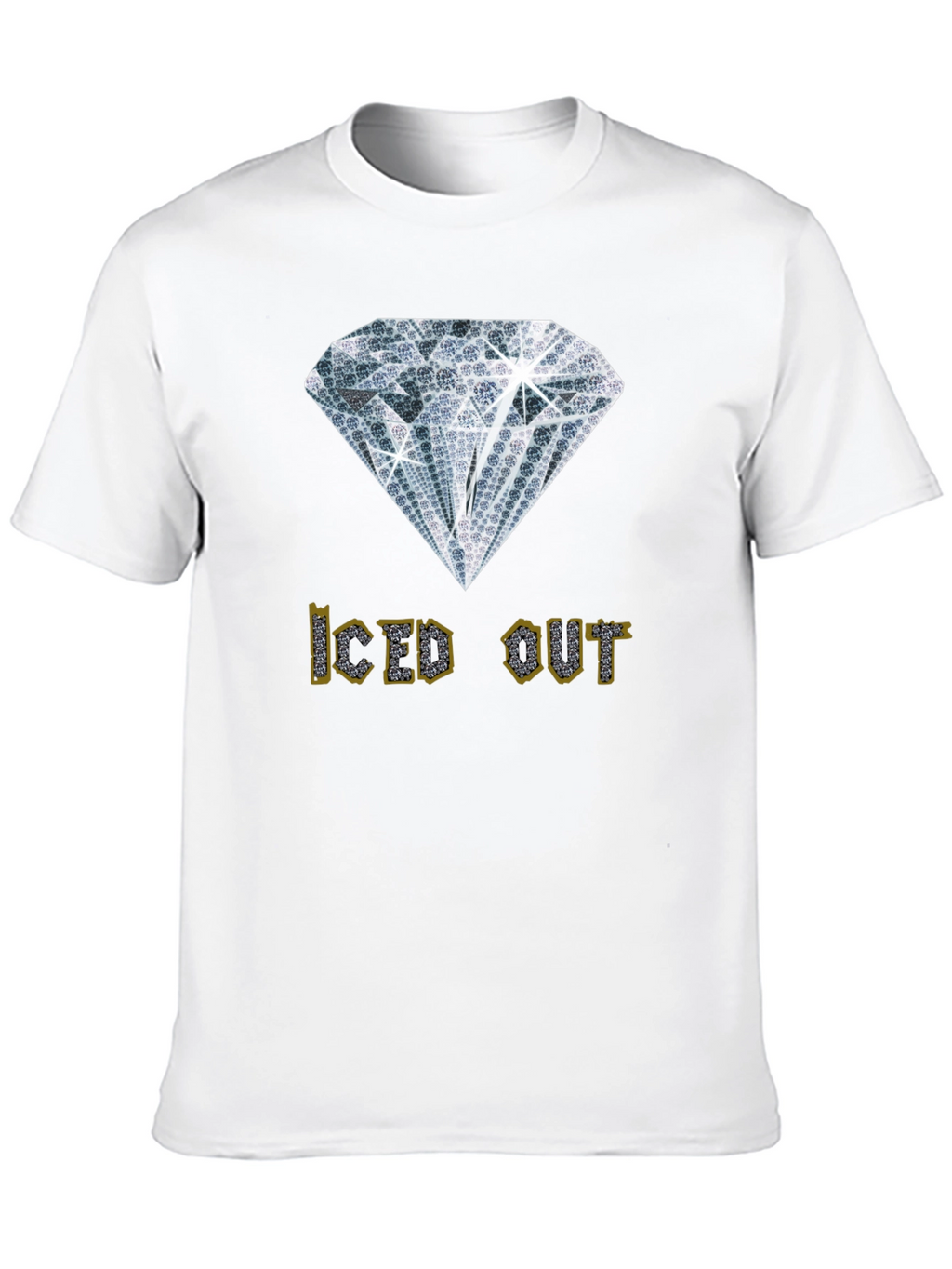 Iced Out Graphic Tee - Diamond Design