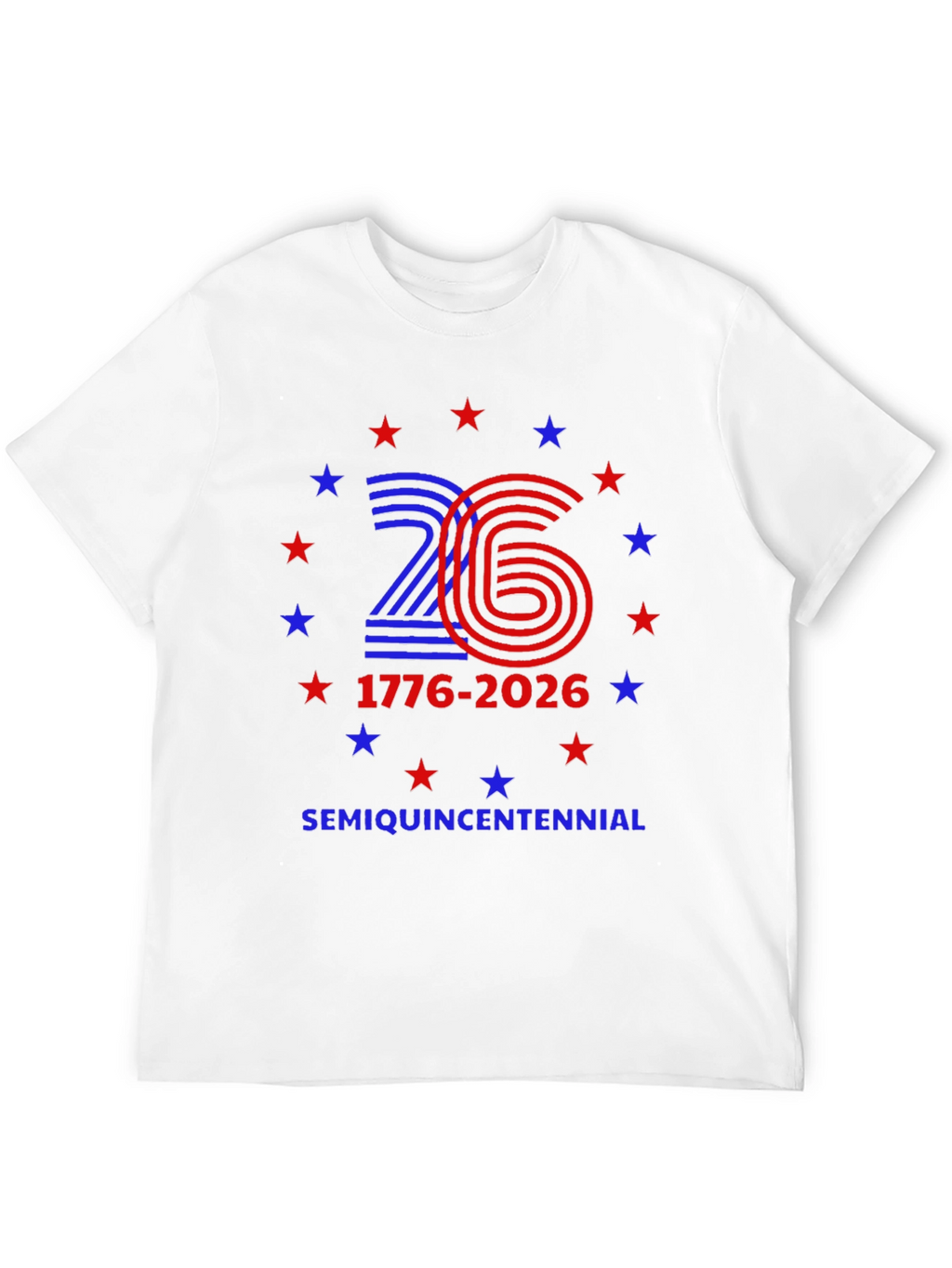 SemiQuinCentennial 1776-2026 Patriotic T-Shirt