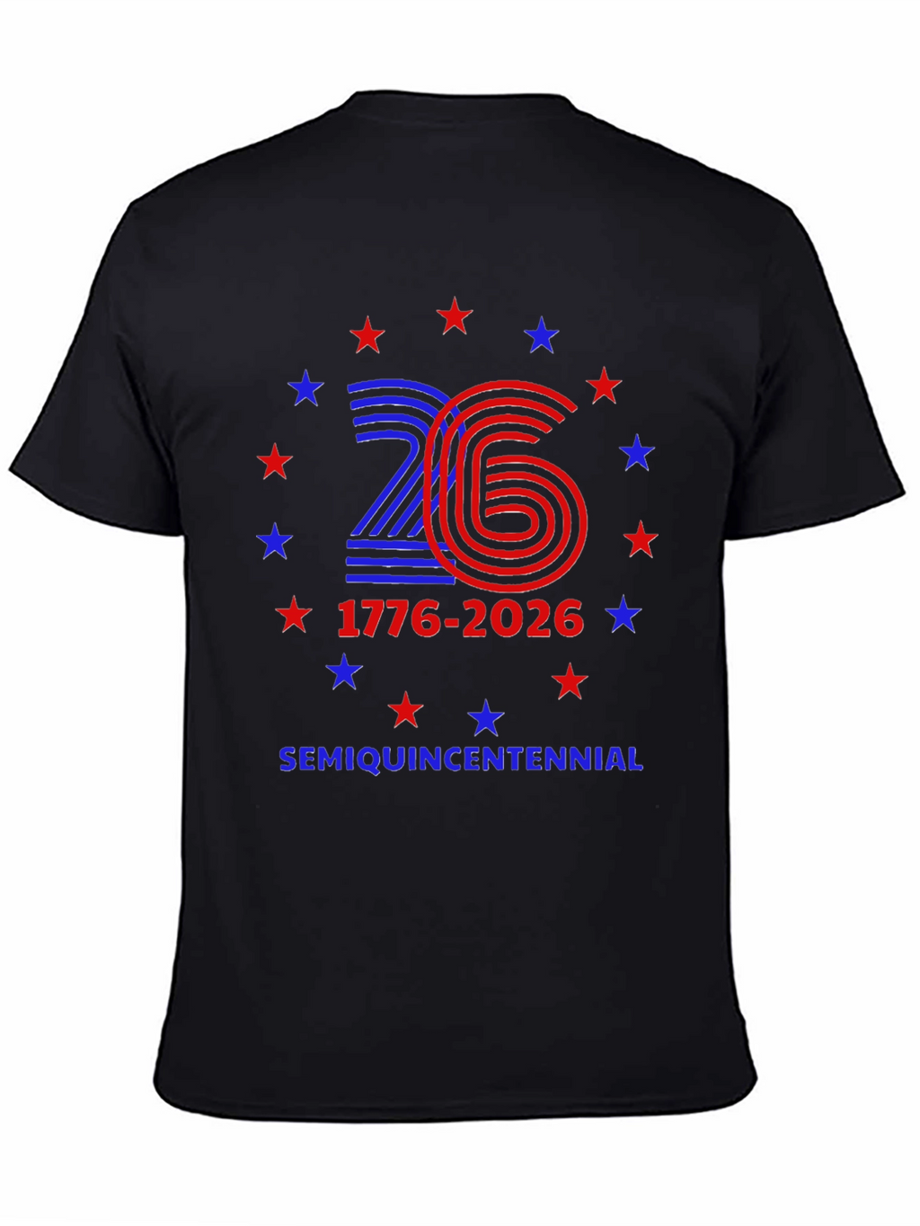 SemiQuinCentennial 1776-2026 Patriotic T-Shirt