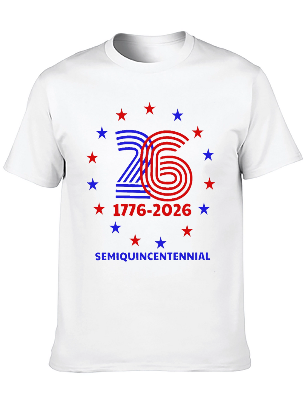 SemiQuinCentennial 1776-2026 Patriotic T-Shirt