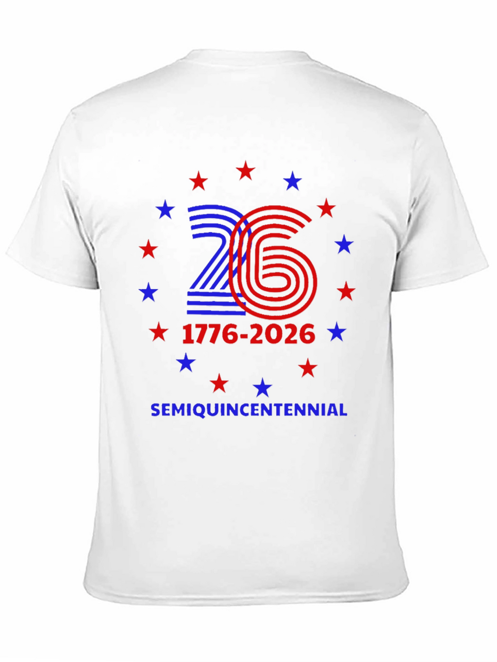 SemiQuinCentennial 1776-2026 Patriotic T-Shirt