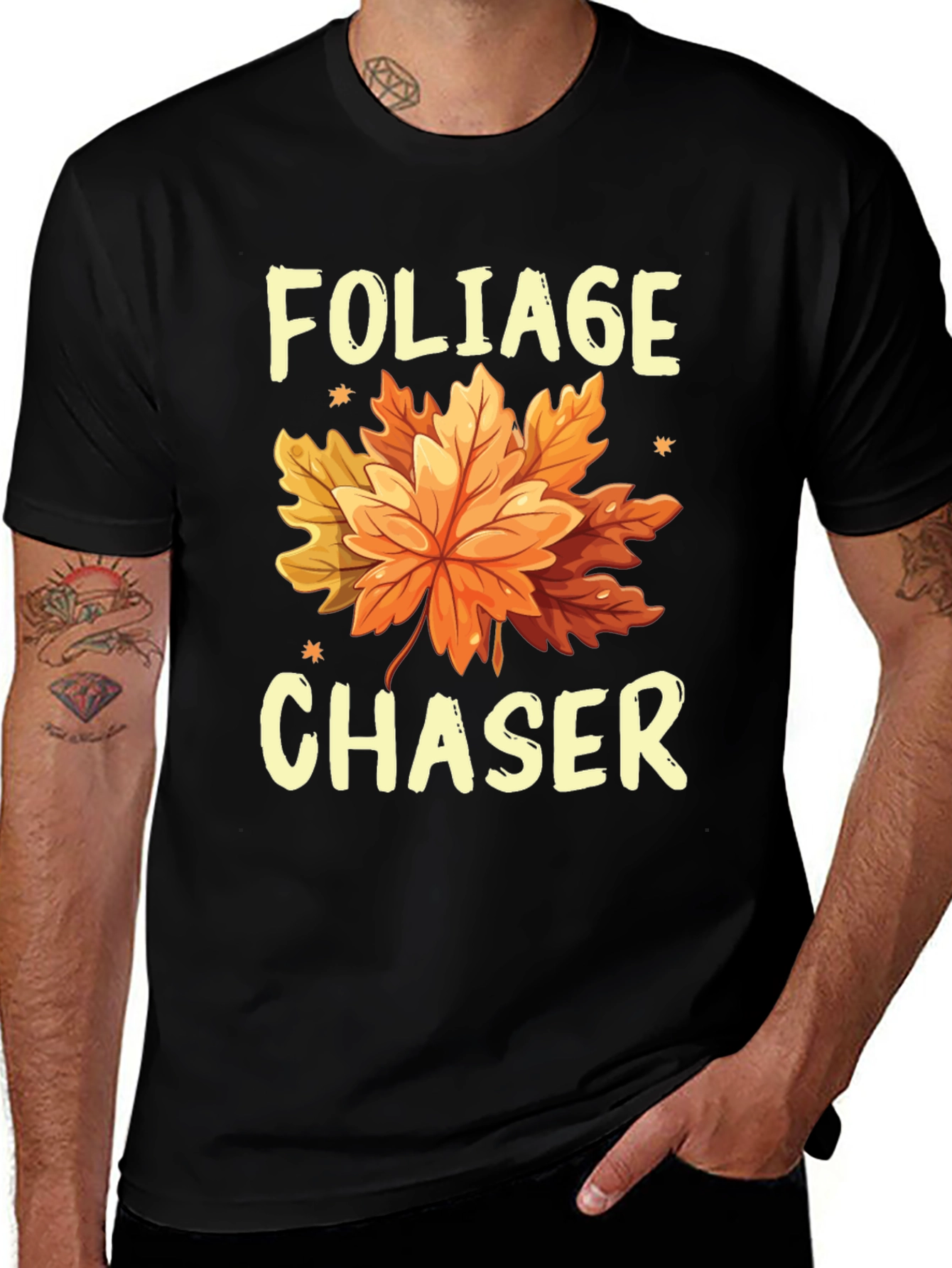 Foliage Chaser Graphic T-Shirt - Autumn Lover Tee