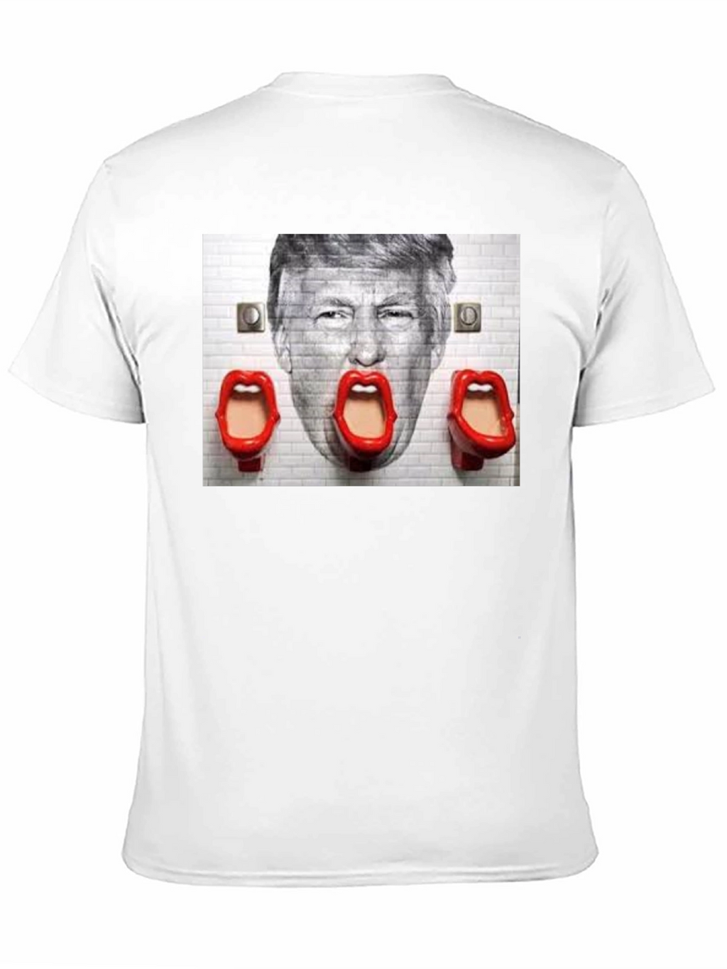 Trump Urinal T-Shirt - Unique Political Humor Tee