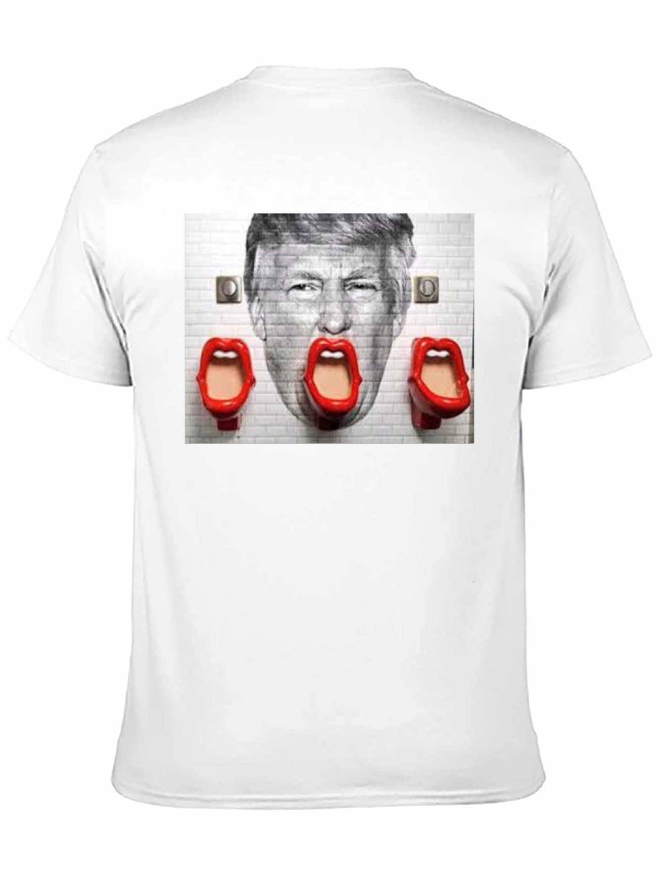 Trump Urinal T-Shirt - Unique Political Humor Tee