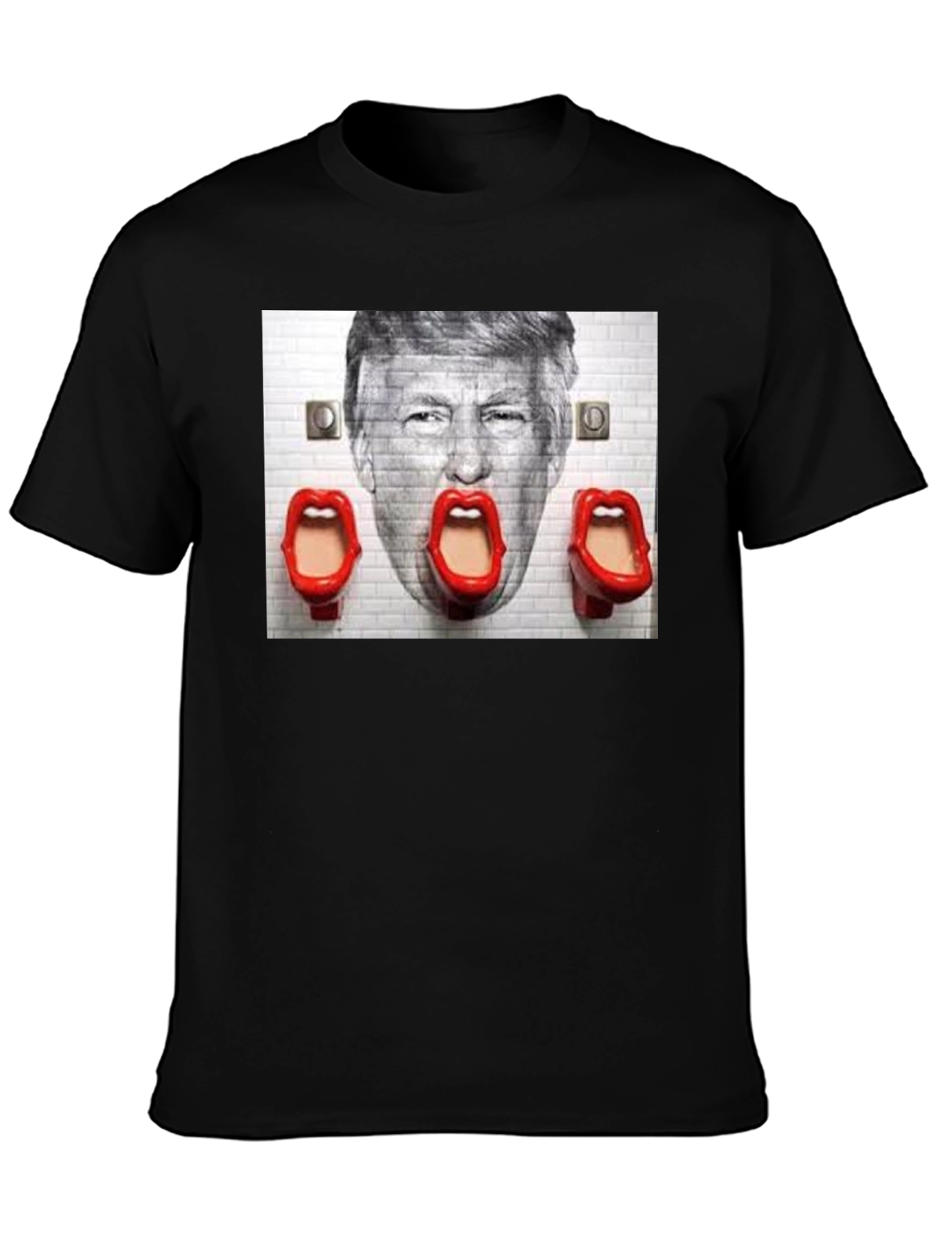Trump Urinal T-Shirt - Unique Political Humor Tee