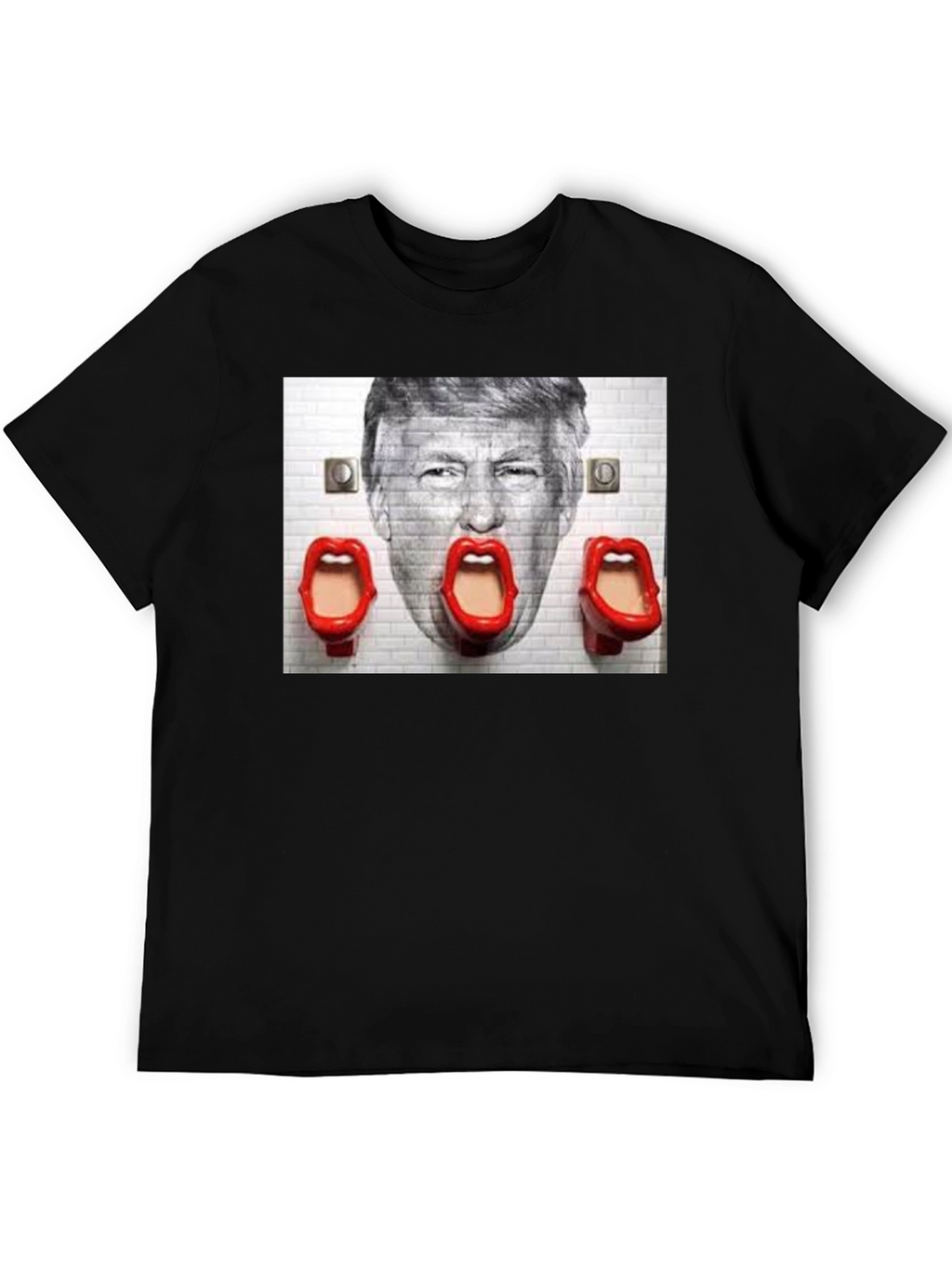 Trump Urinal T-Shirt - Unique Political Humor Tee
