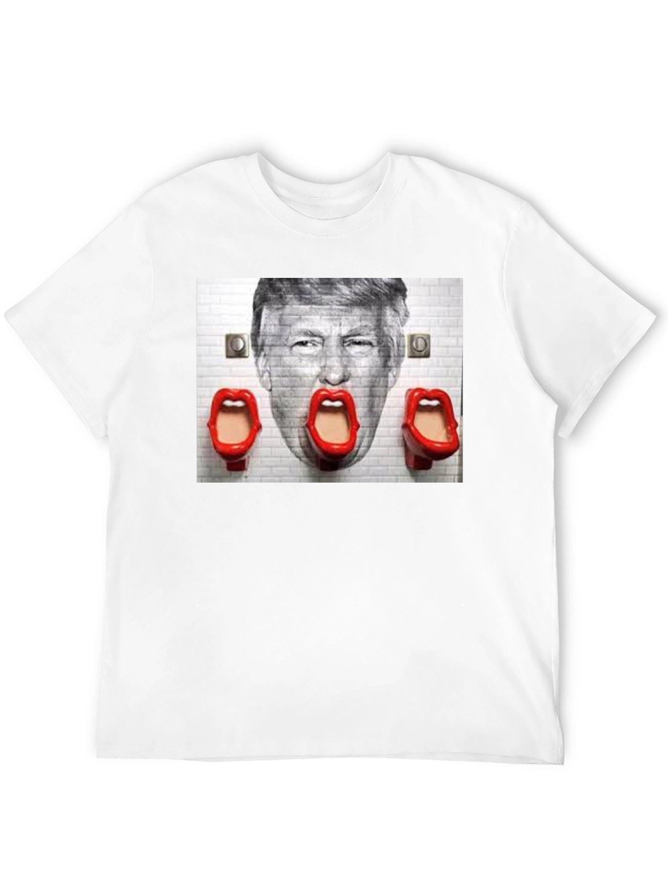 Trump Urinal T-Shirt - Unique Political Humor Tee