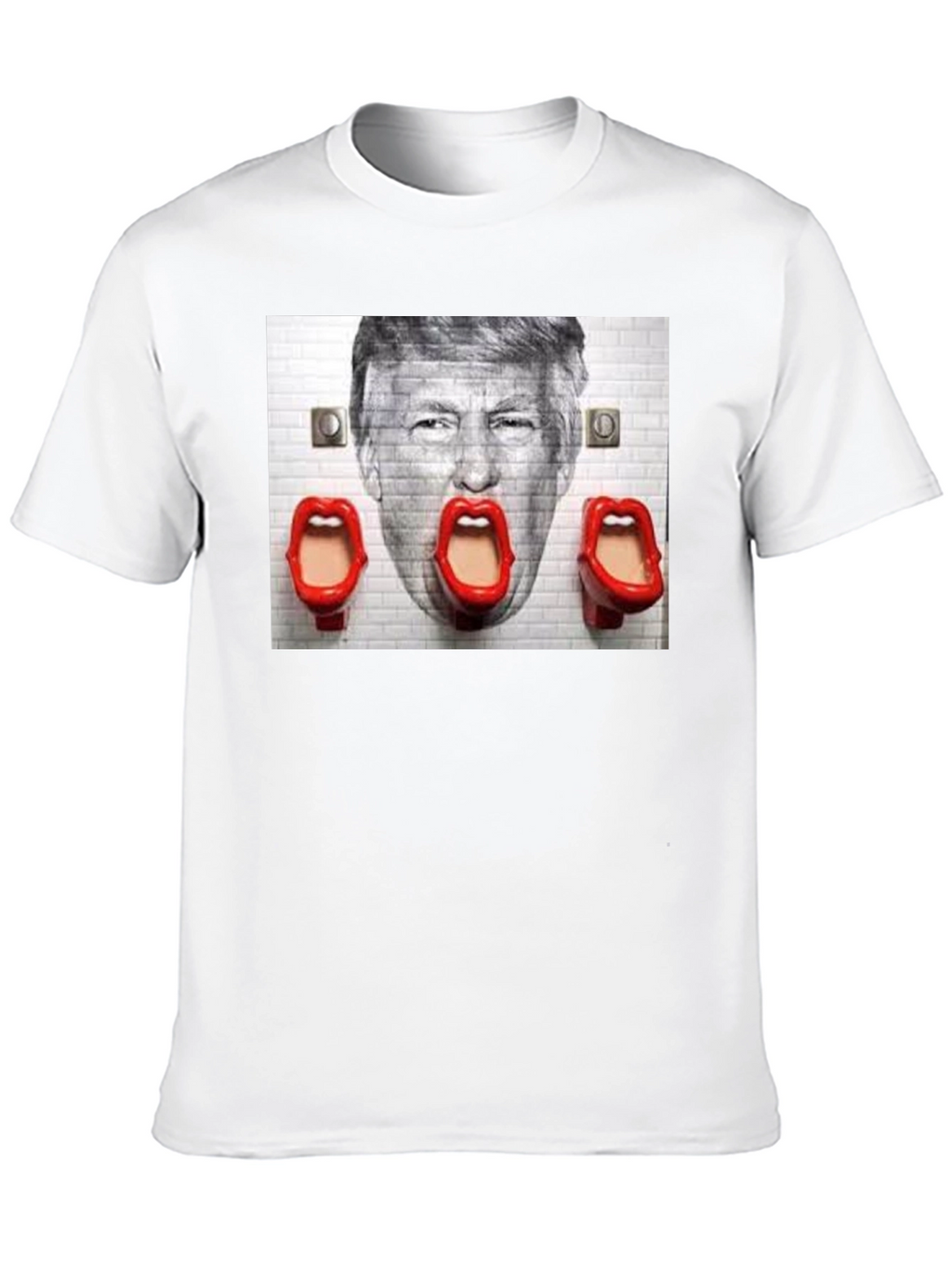 Trump Urinal T-Shirt - Unique Political Humor Tee